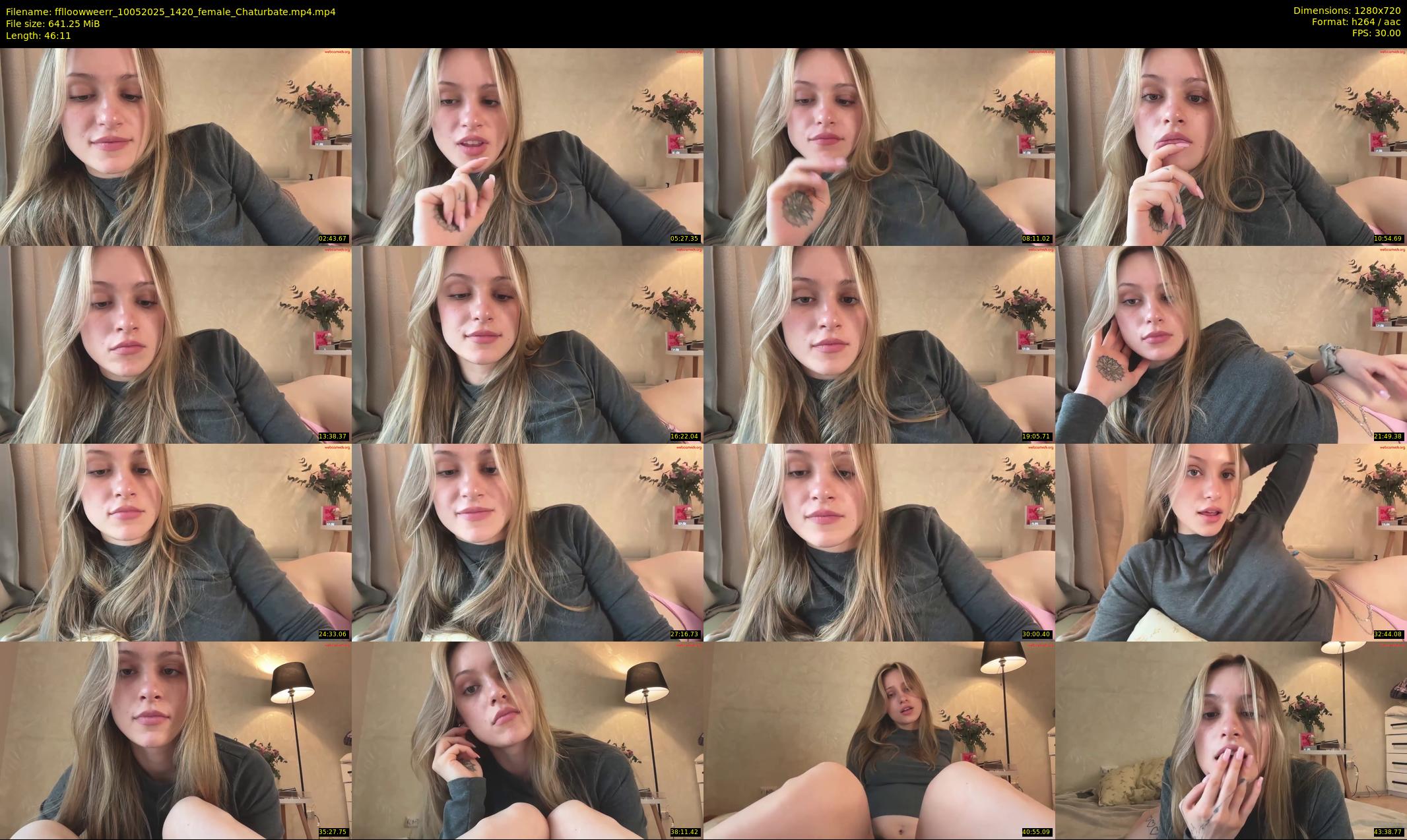 fflloowweerr — 47 minute Chaturbate couple cam show recording, 720p, May 10, 2025