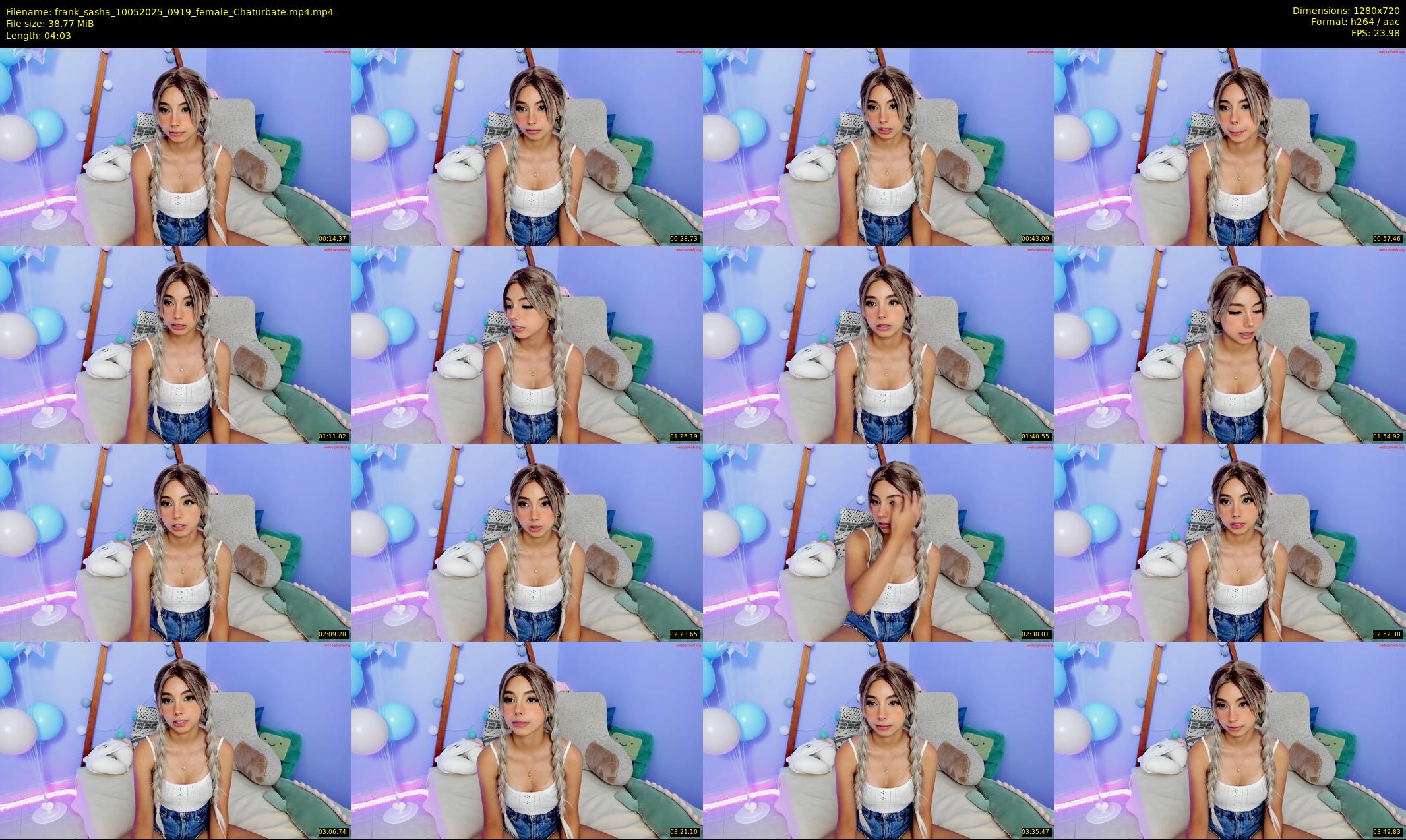 frank_sasha — 5 minute Chaturbate couple cam show recording, 720p, May 10, 2025