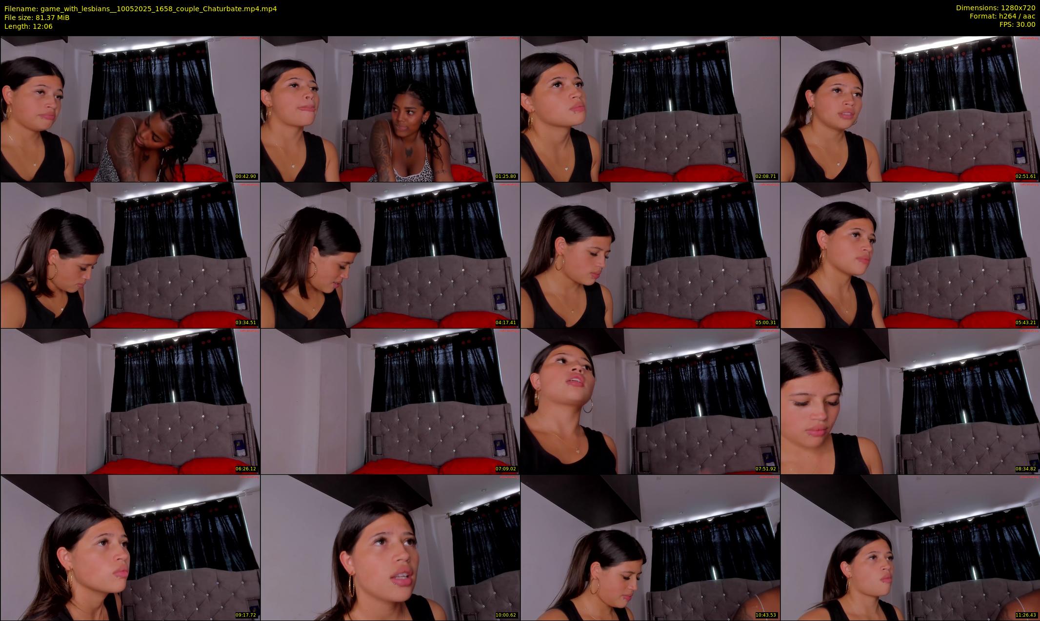 game_with_lesbians_ — 13 minute Chaturbate couple cam show recording, 720p, May 10, 2025