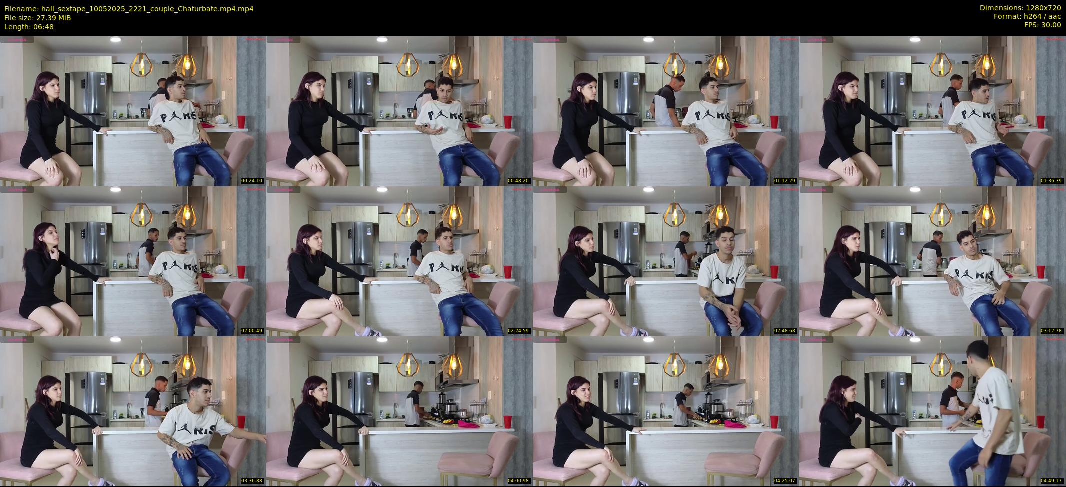 hall_sextape — 7 minute Chaturbate couple cam show recording, 720p, May 10, 2025