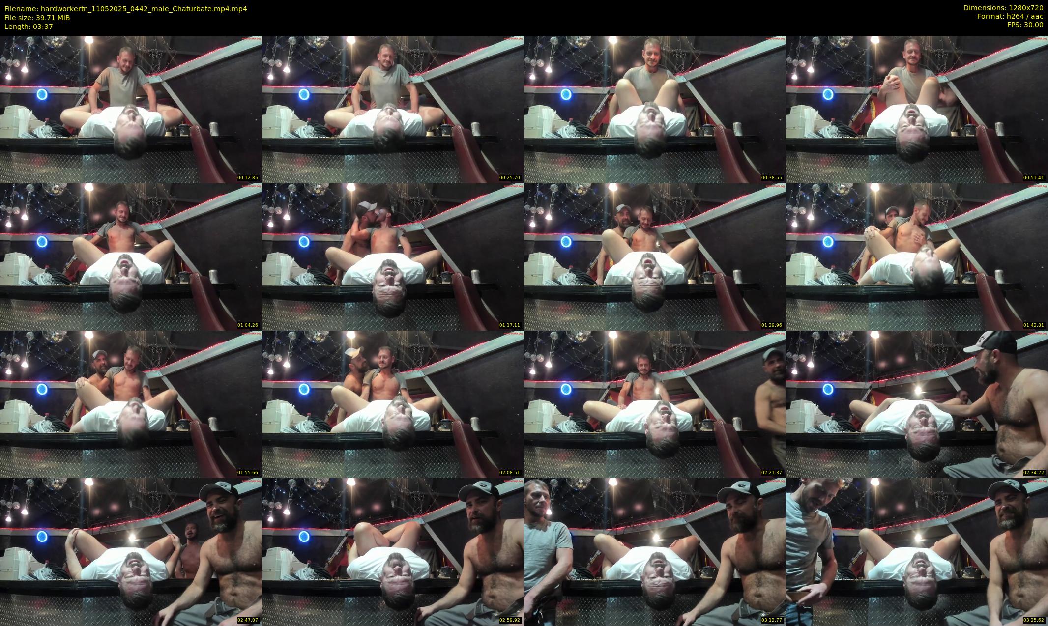 hardworkertn — 4 minute Chaturbate male cam show recording, 720p, May 11, 2025