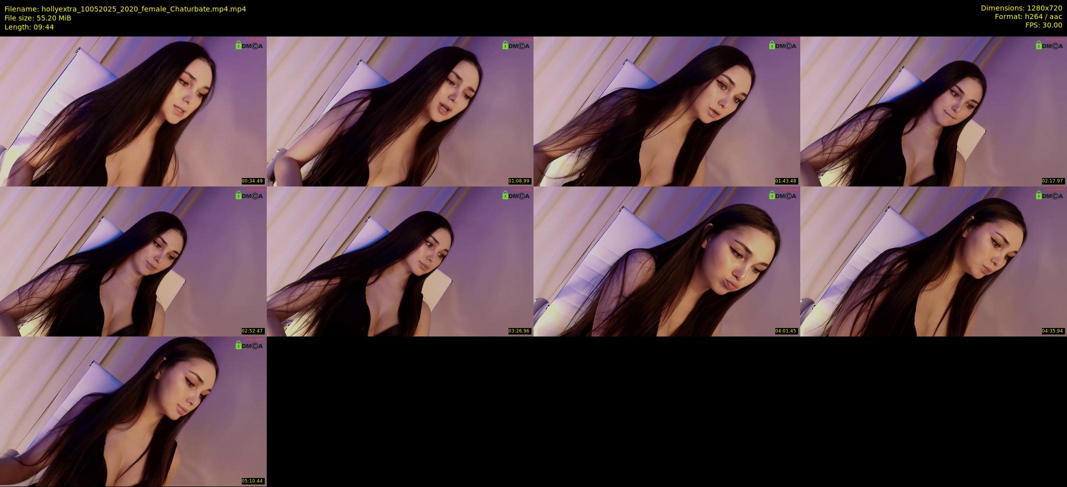 hollyextra — 10 minute Chaturbate female cam show recording, 720p, May 10, 2025