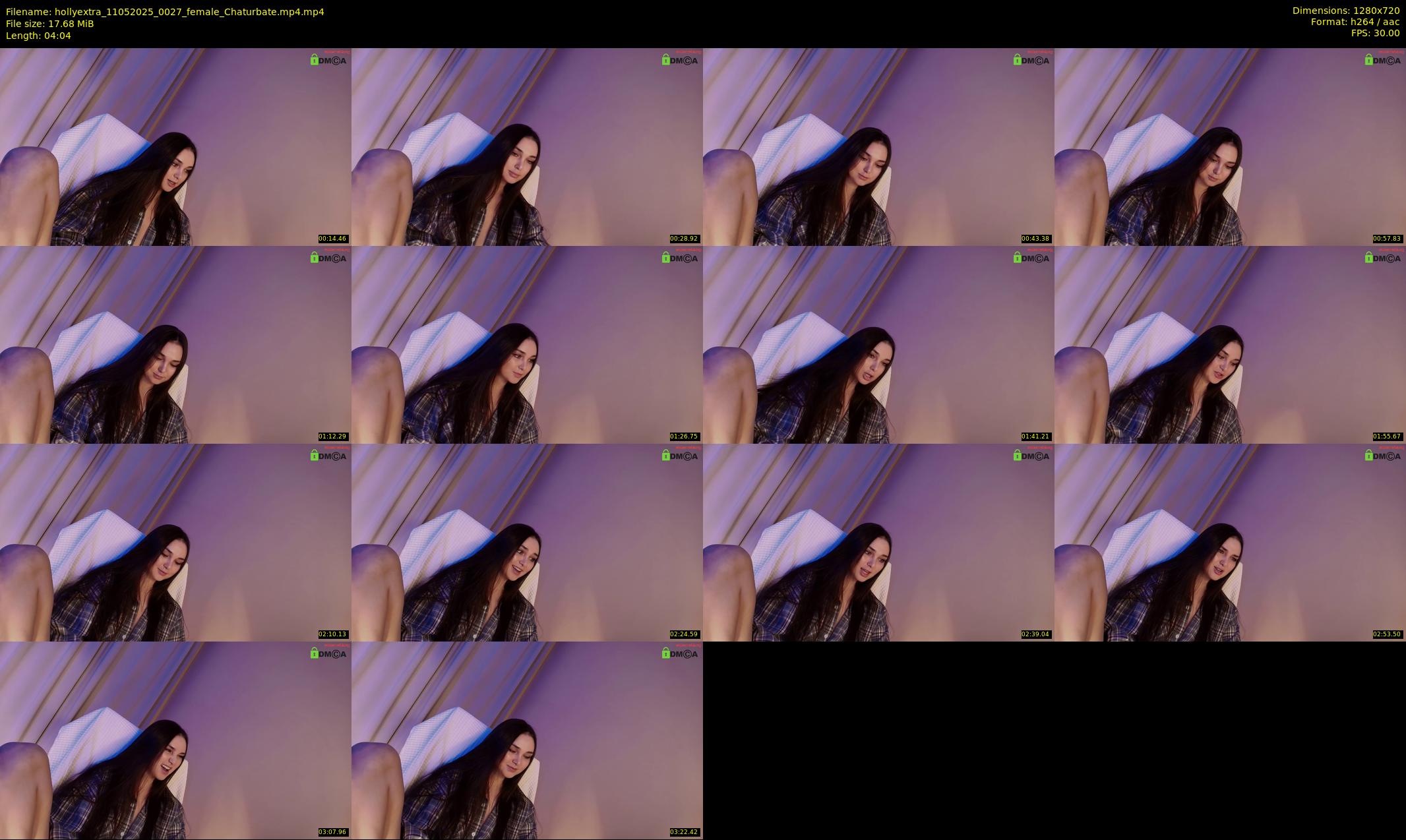 hollyextra — 5 minute Chaturbate female cam show recording, 720p, May 11, 2025