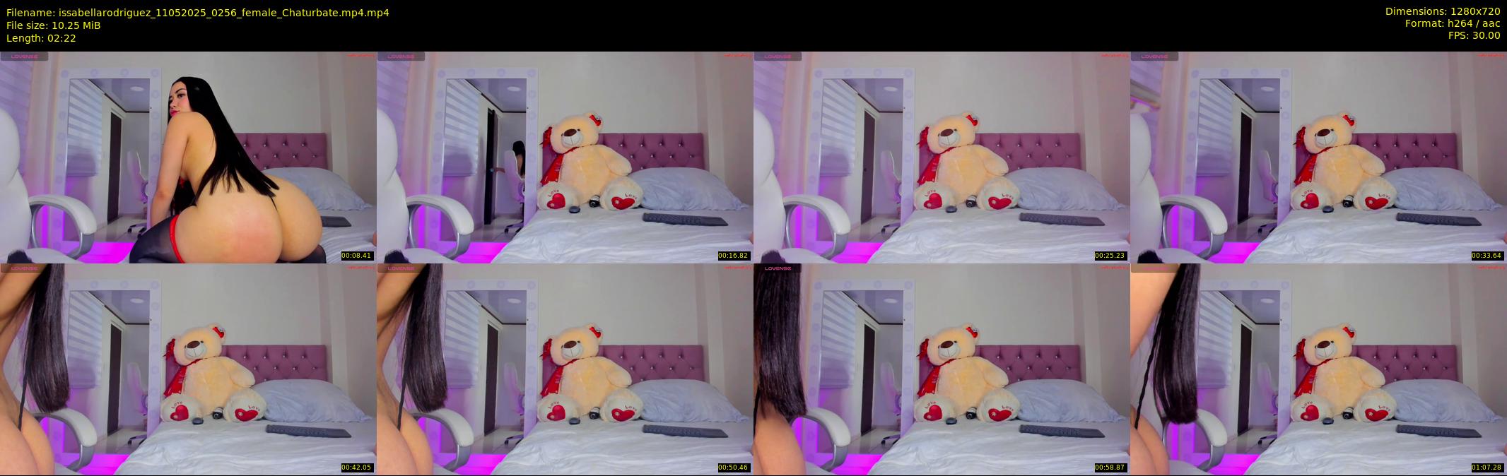 issabellarodriguez — 3 minute Chaturbate female cam show recording, 720p, May 11, 2025