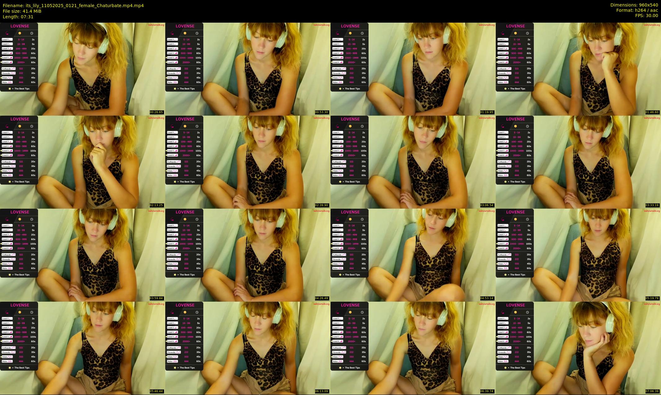 its_lily — 8 minute Chaturbate female cam show recording, 480p, May 11, 2025