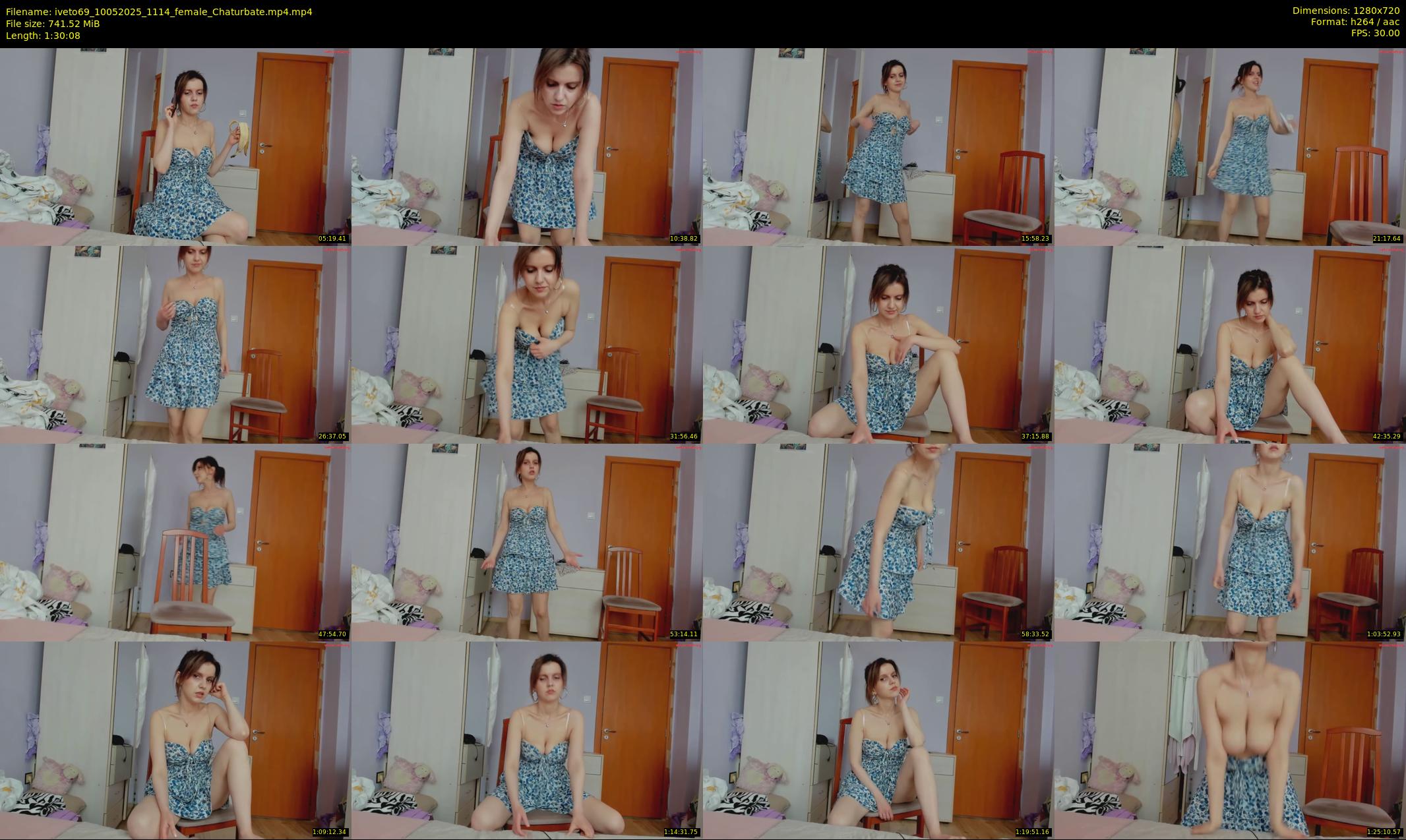 iveto69 — 91 minute Chaturbate female cam show recording, 720p, May 10, 2025