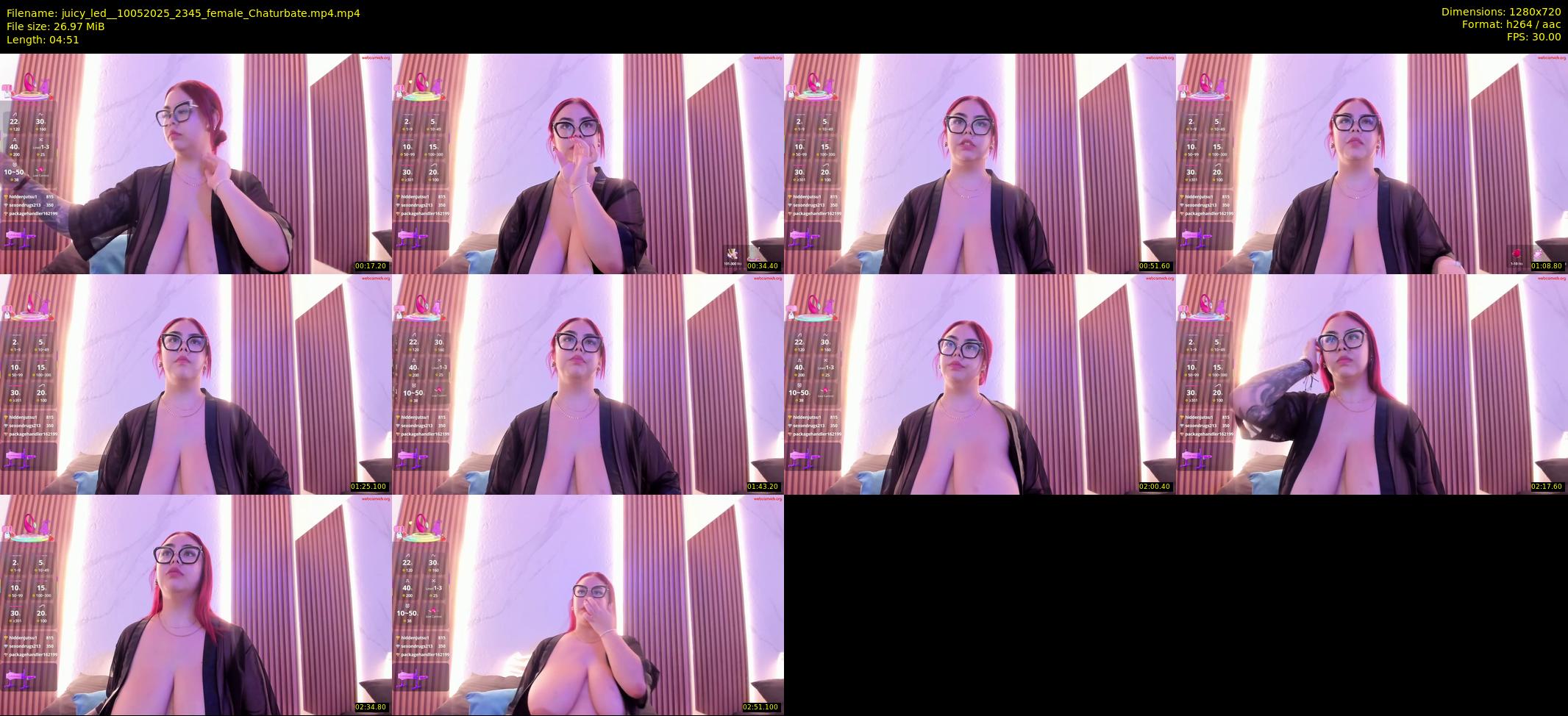 juicy_led_ — 5 minute Chaturbate female cam show recording, 720p, May 10, 2025