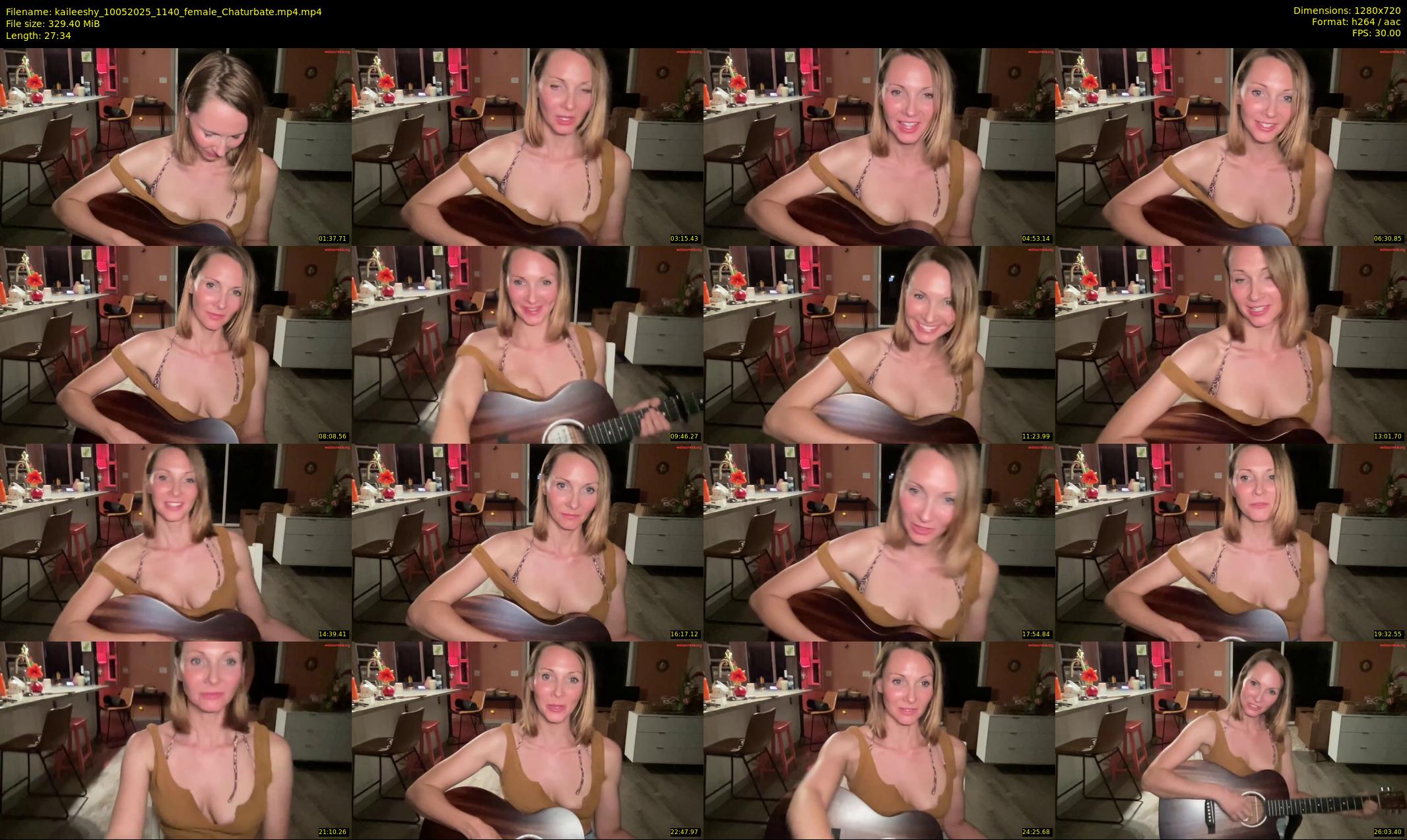 kaileeshy — 28 minute Chaturbate female cam show recording, 720p, May 10, 2025