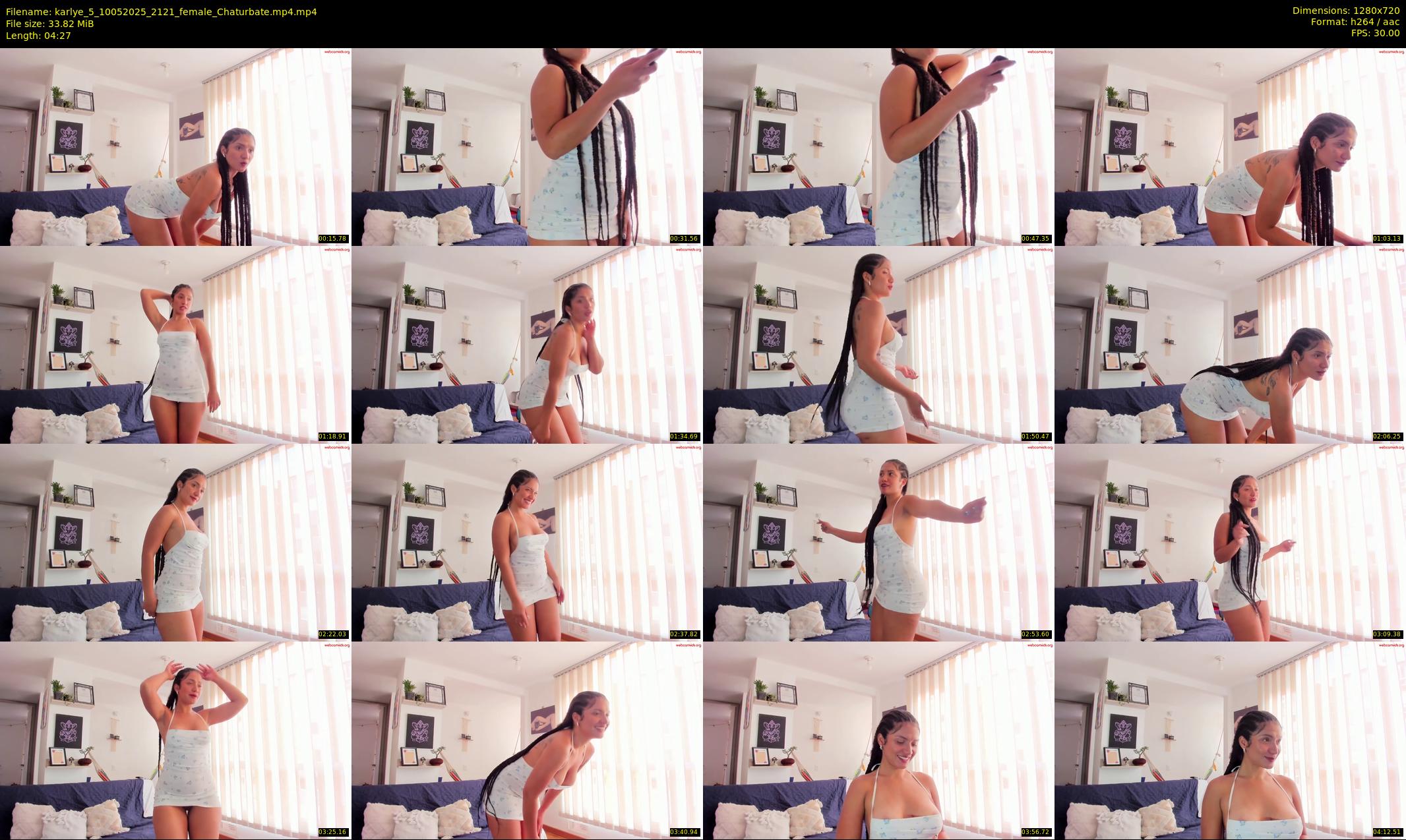 karlye_5 — 5 minute Chaturbate female cam show recording, 720p, May 10, 2025