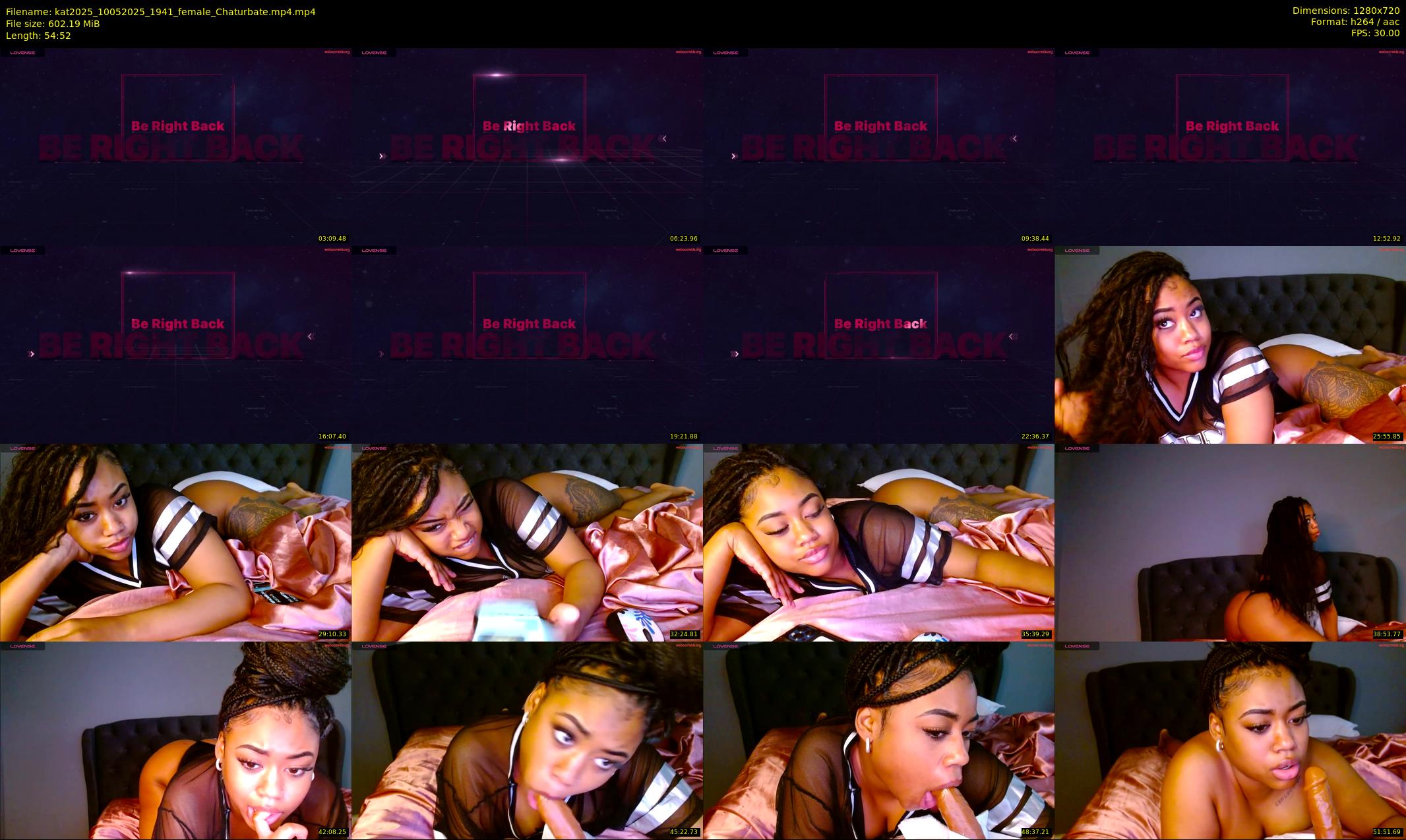kat2025 — 55 minute Chaturbate female cam show recording, 720p, May 10, 2025