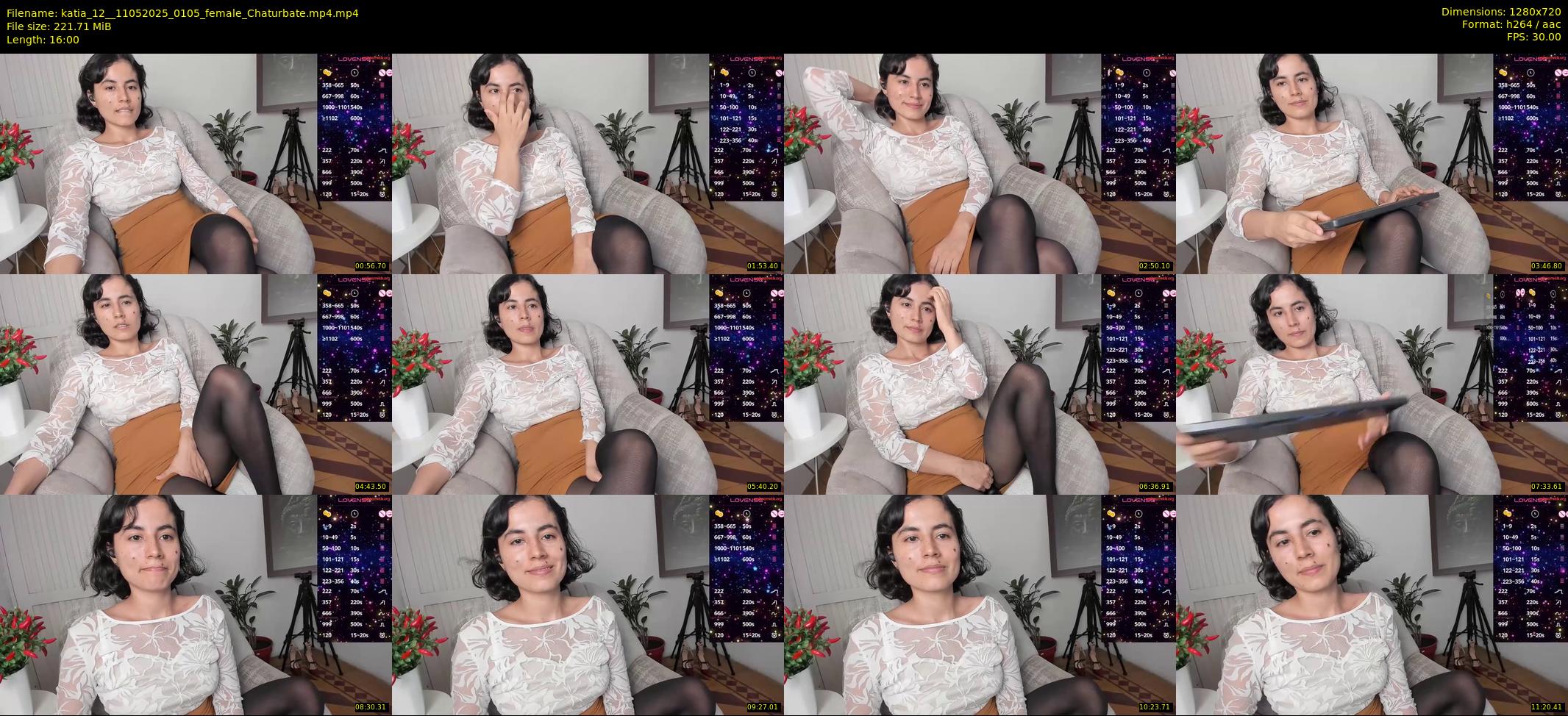 katia_12_ — 16 minute Chaturbate female cam show recording, 720p, May 11, 2025