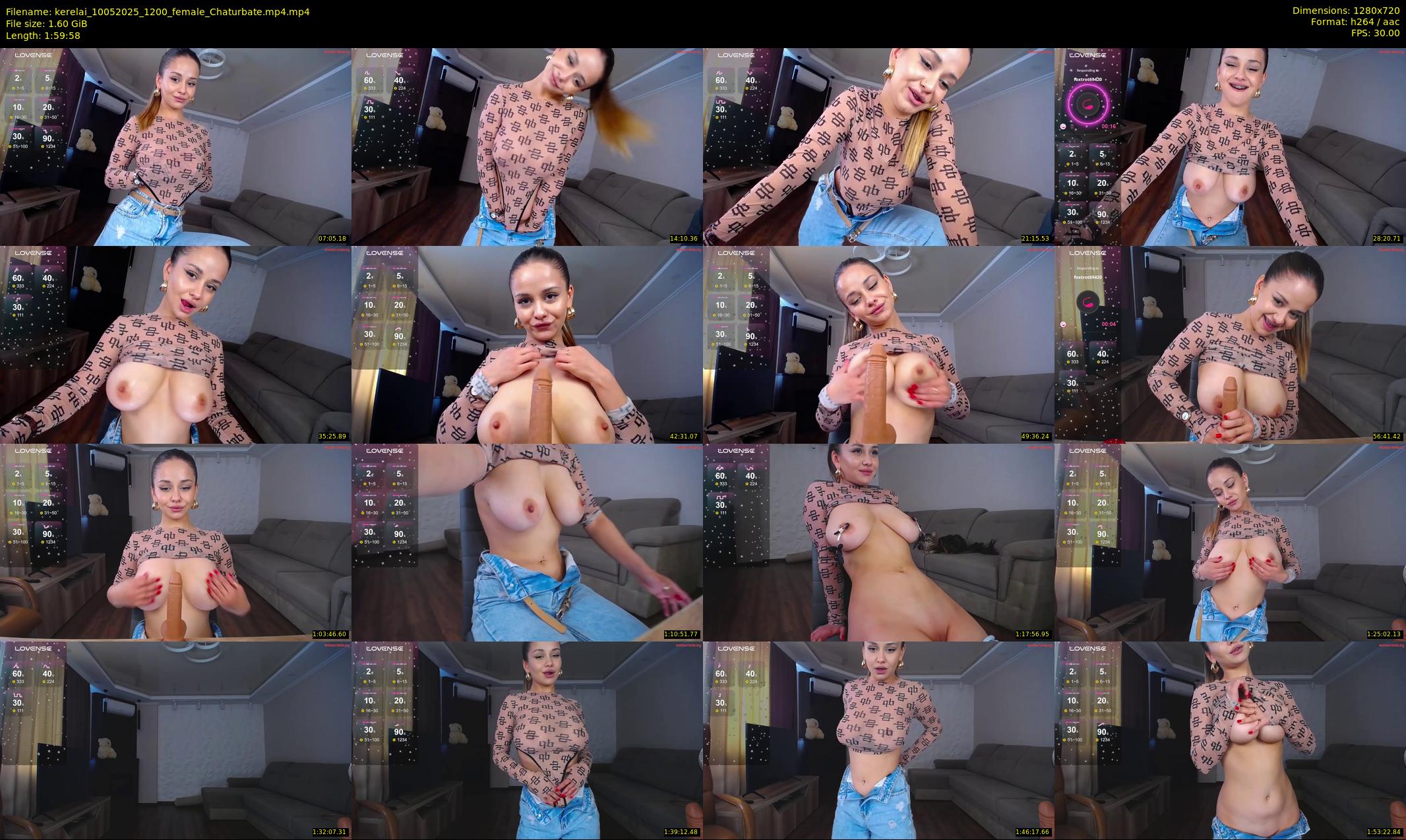 kerelai — 120 minute Chaturbate female cam show recording, 720p, May 10, 2025