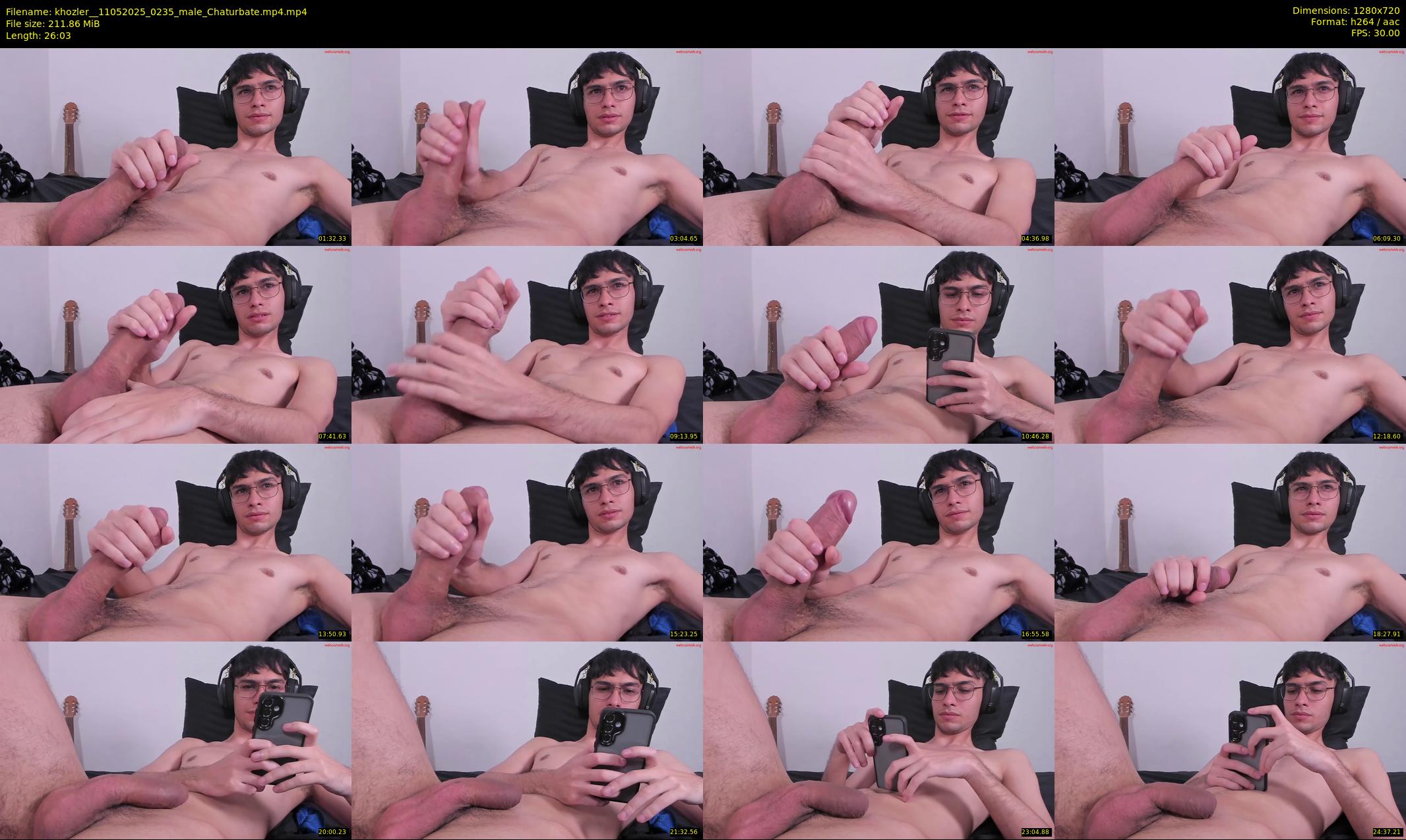 khozler_ — 27 minute Chaturbate male cam show recording, 720p, May 11, 2025