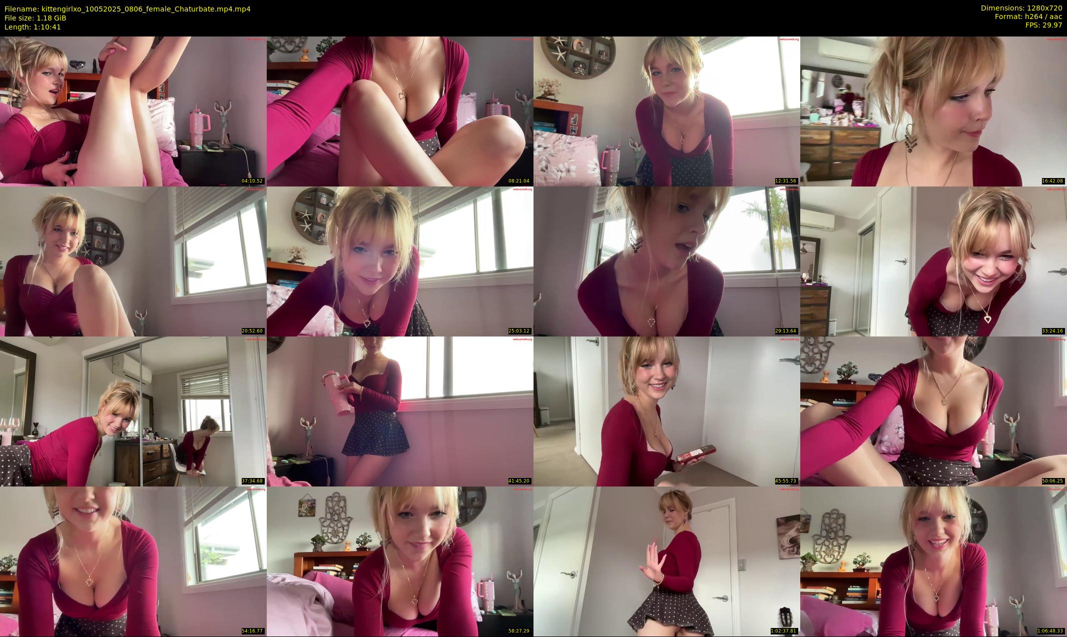 kittengirlxo — 71 minute Chaturbate female cam show recording, 720p, May 10, 2025