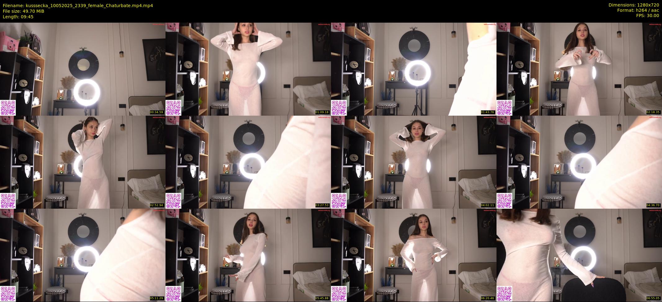 kusssecka — 10 minute Chaturbate female cam show recording, 720p, May 10, 2025