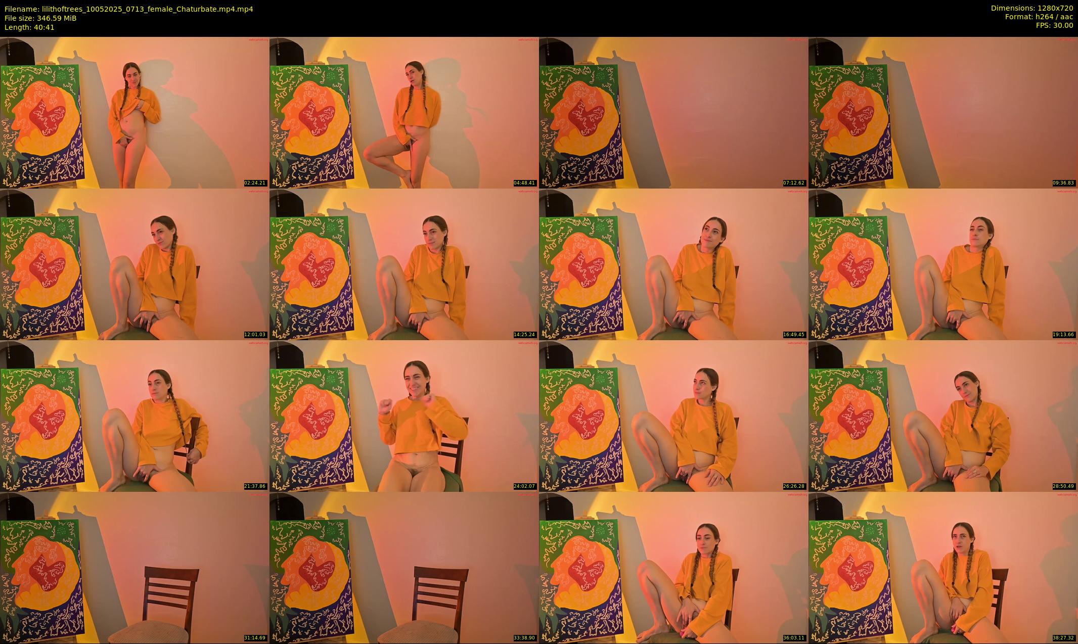 lilithoftrees — 41 minute Chaturbate female cam show recording, 720p, May 10, 2025