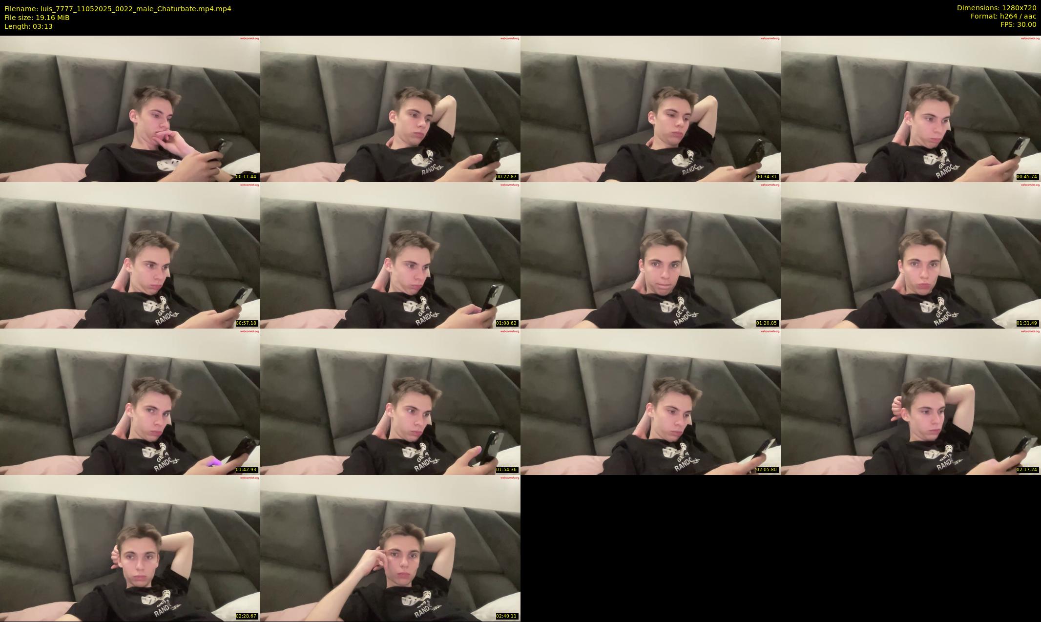 luis_7777 — 4 minute Chaturbate male cam show recording, 720p, May 11, 2025