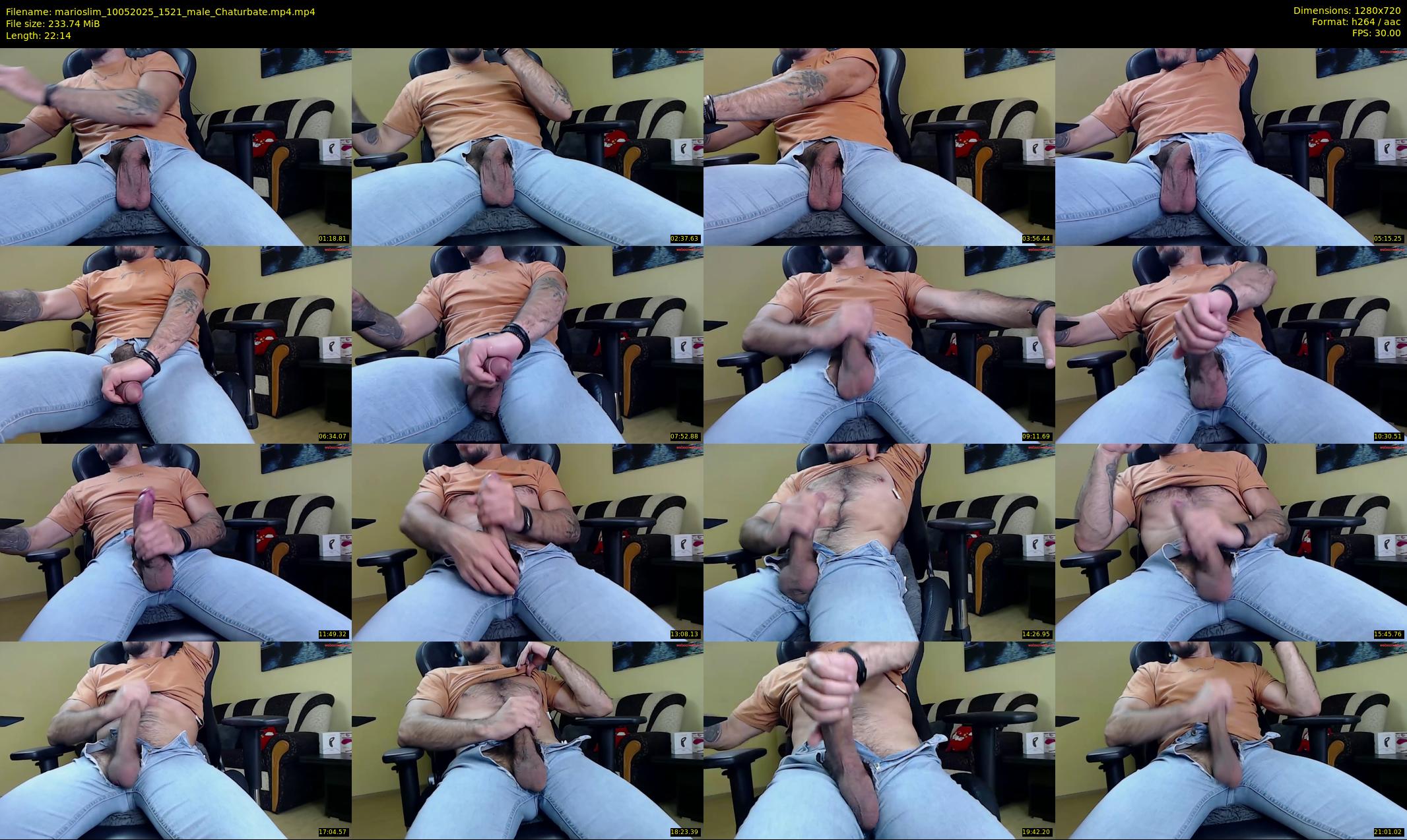 marioslim — 23 minute Chaturbate male cam show recording, 720p, May 10, 2025