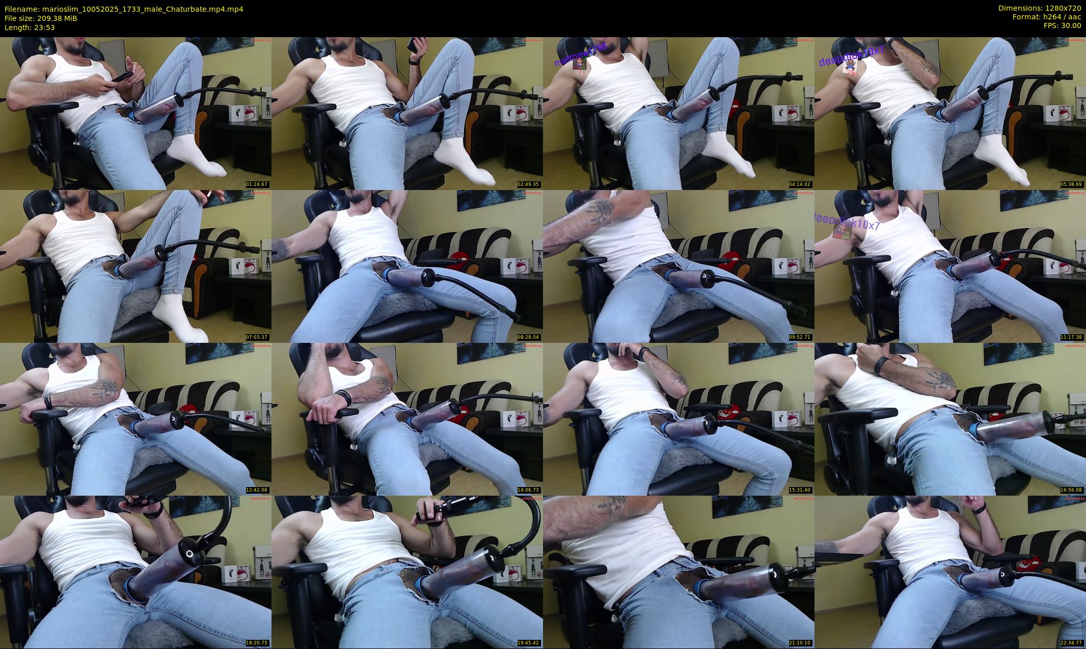 marioslim — 24 minute Chaturbate male cam show recording, 720p, May 10, 2025