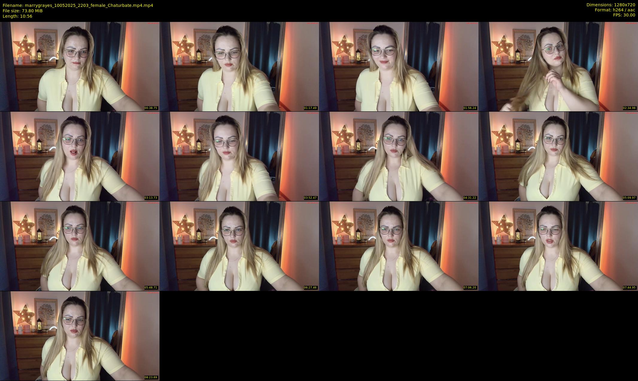 marrygrayes — 11 minute Chaturbate female cam show recording, 720p, May 10, 2025