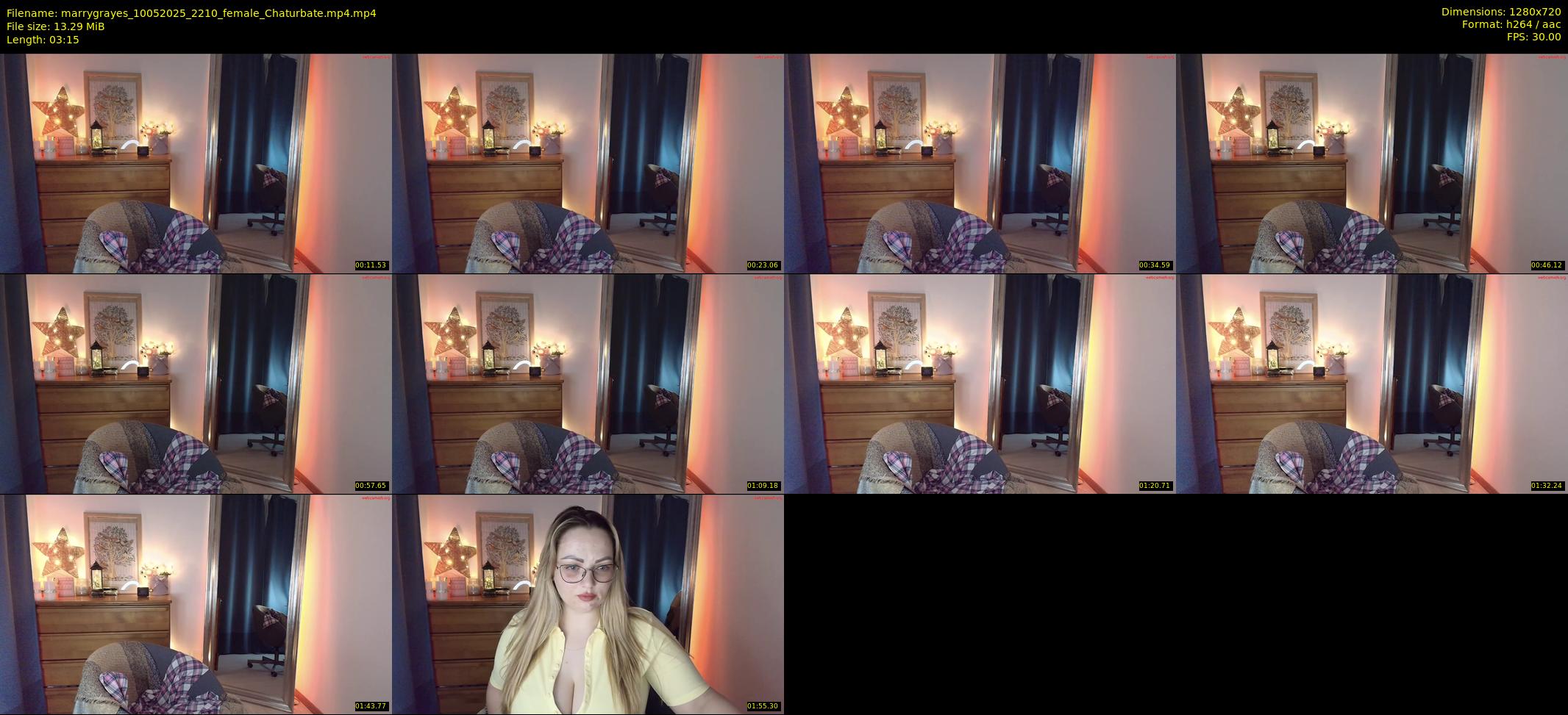 marrygrayes — 4 minute Chaturbate female cam show recording, 720p, May 10, 2025