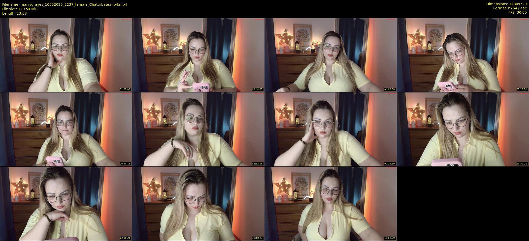 marrygrayes — 24 minute Chaturbate female cam show recording, 720p, May 10, 2025