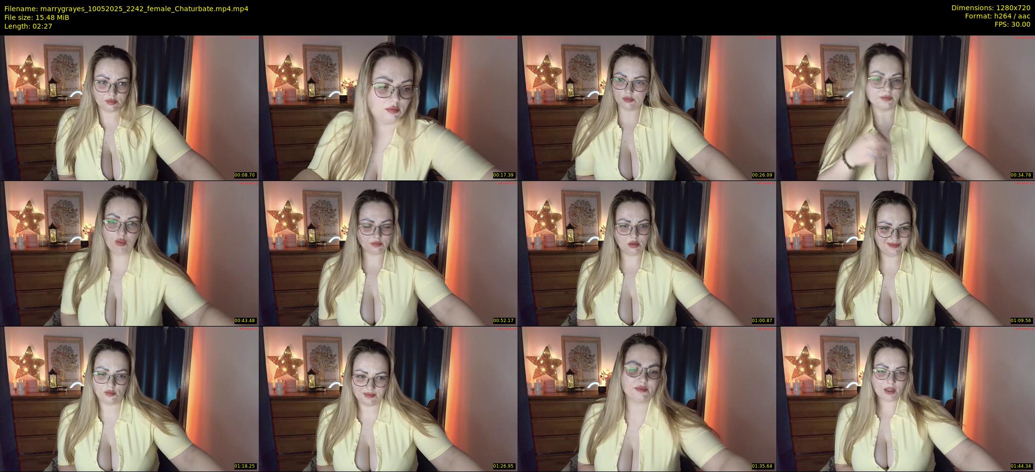 marrygrayes — 3 minute Chaturbate female cam show recording, 720p, May 10, 2025