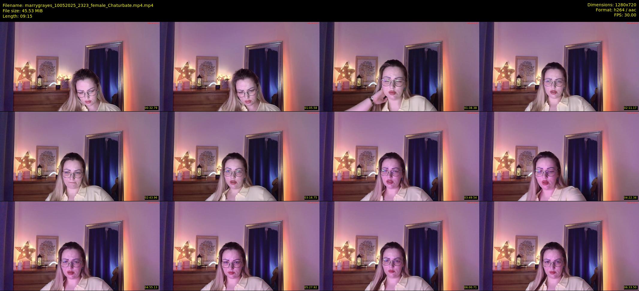 marrygrayes — 10 minute Chaturbate female cam show recording, 720p, May 10, 2025