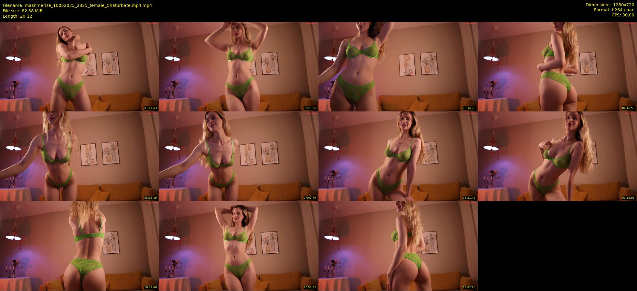 mashmerize — 21 minute Chaturbate female cam show recording, 720p, May 10, 2025