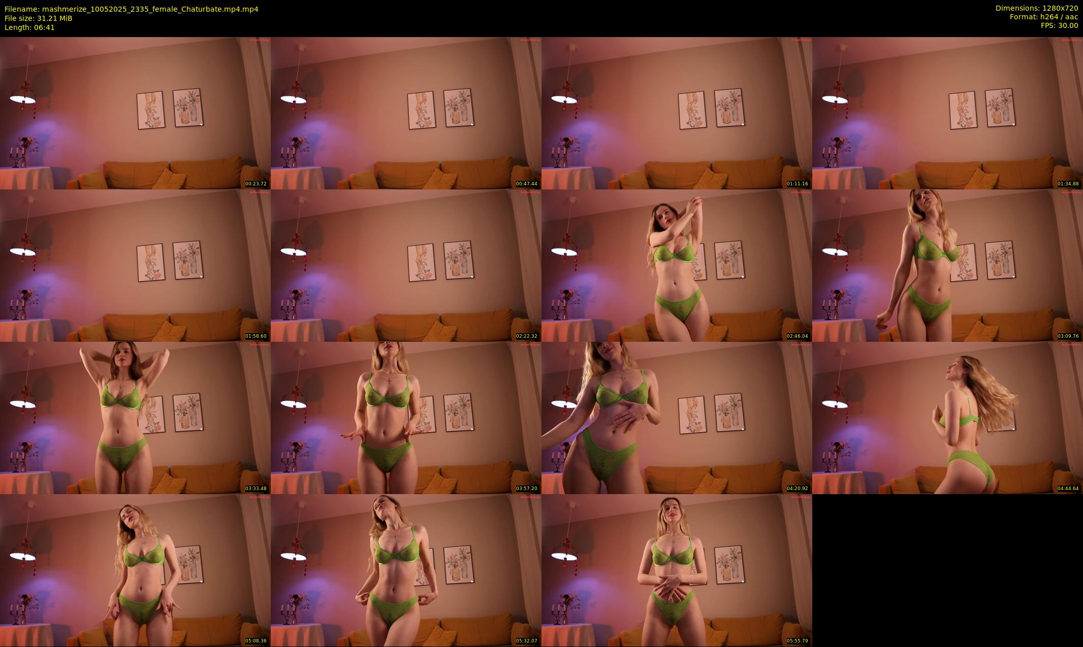 mashmerize — 7 minute Chaturbate female cam show recording, 720p, May 10, 2025