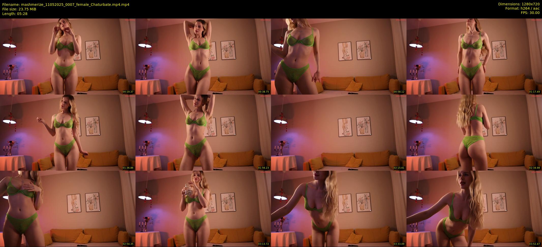 mashmerize — 6 minute Chaturbate female cam show recording, 720p, May 11, 2025