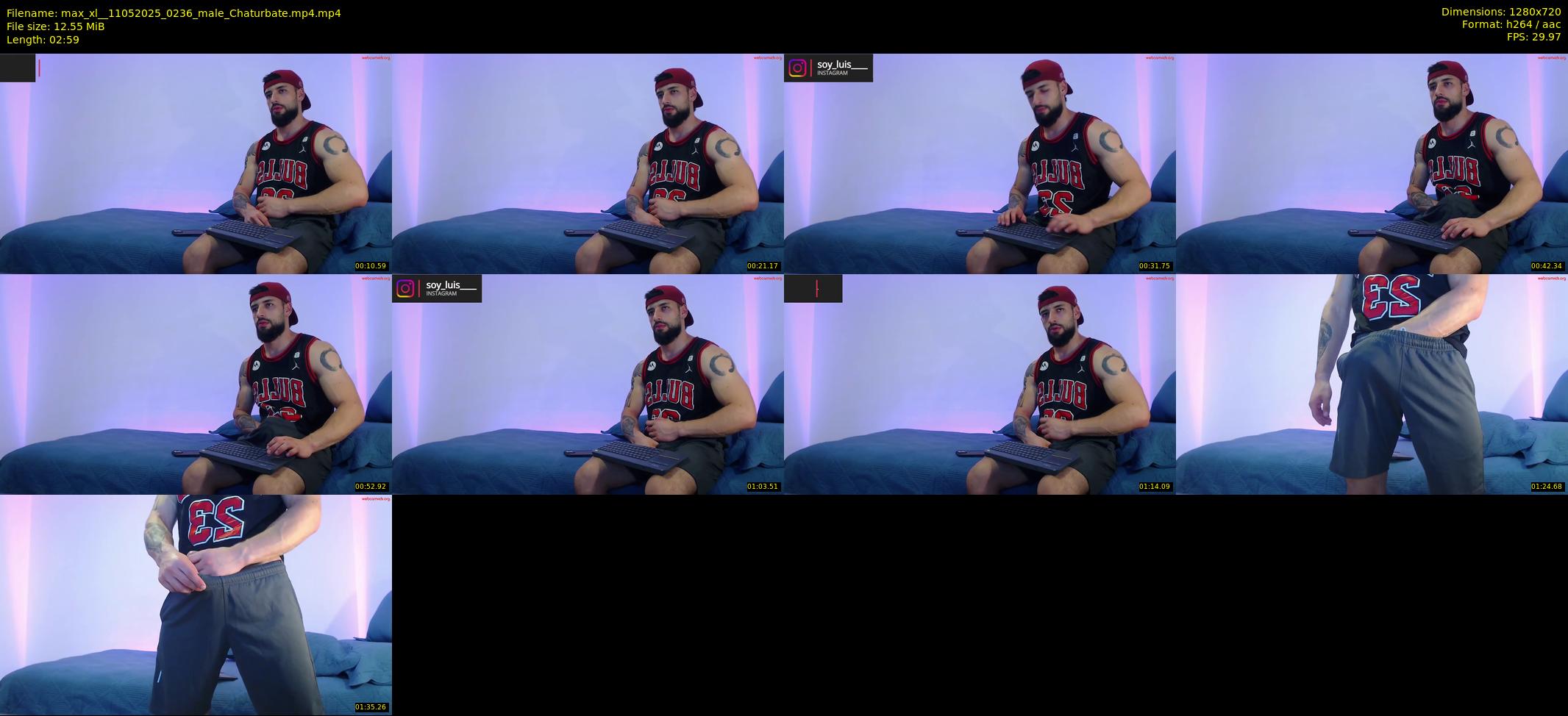max_xl_ — 3 minute Chaturbate male cam show recording, 720p, May 11, 2025