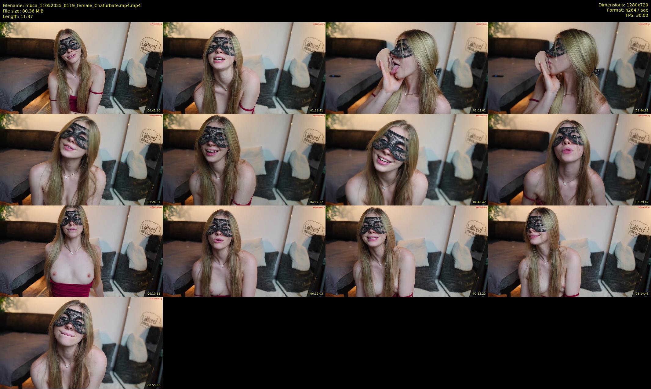 mbca — 12 minute Chaturbate couple cam show recording, 720p, May 11, 2025