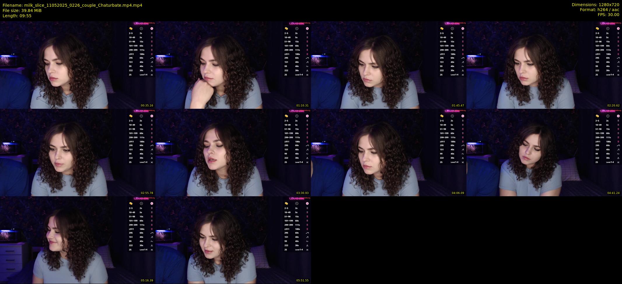 milk_slice — 10 minute Chaturbate couple cam show recording, 720p, May 11, 2025