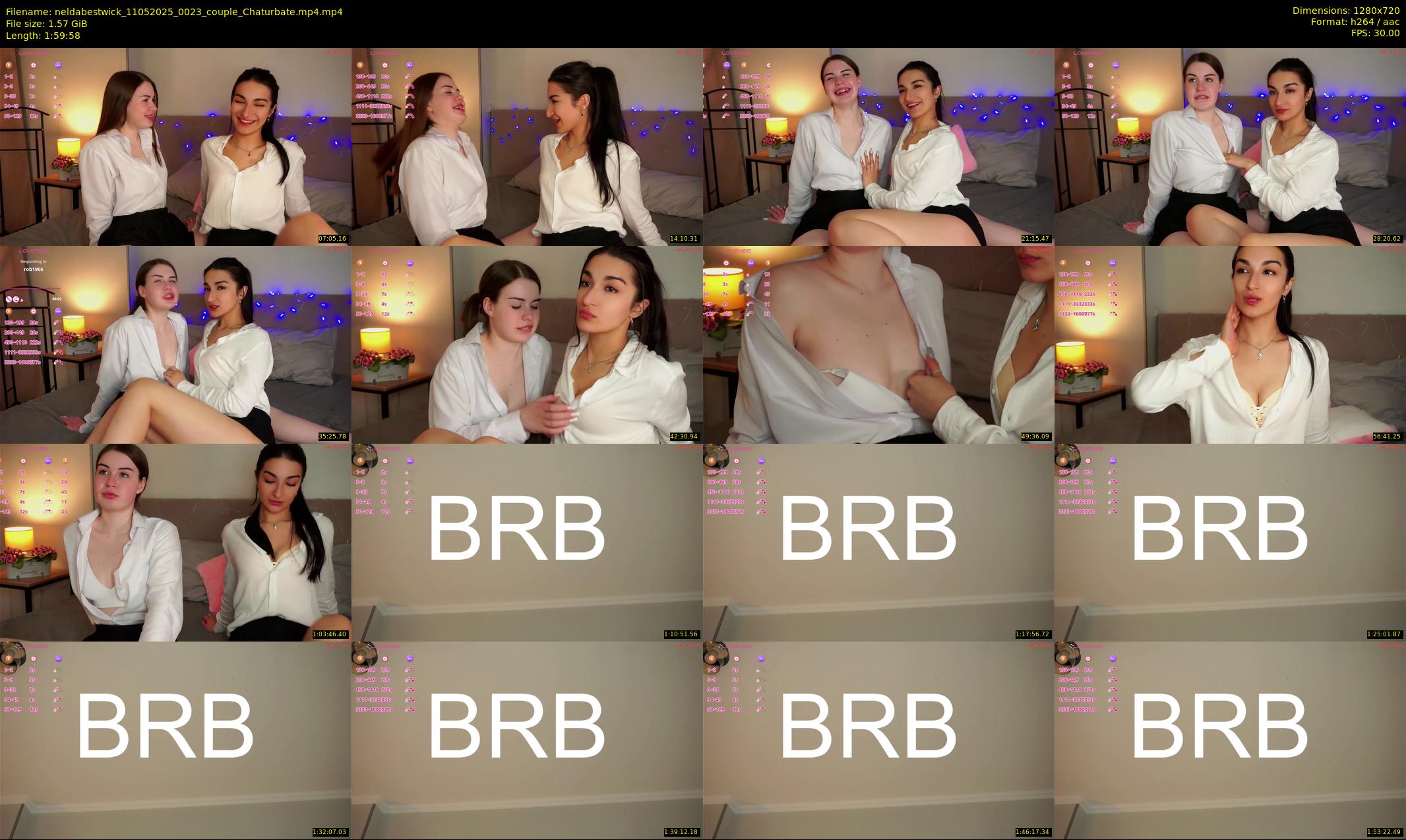 neldabestwick — 120 minute Chaturbate couple cam show recording, 720p, May 11, 2025