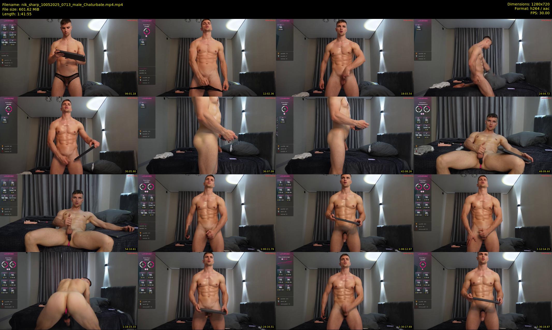 nik_sharp — 102 minute Chaturbate male cam show recording, 720p, May 10, 2025