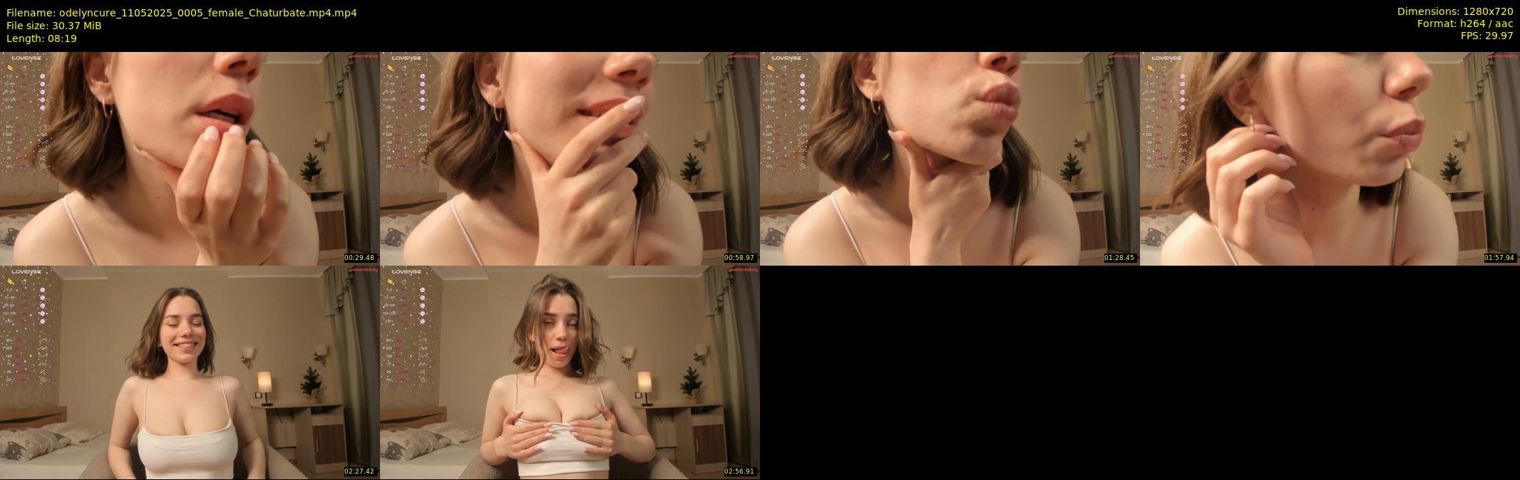 odelyncure — 9 minute Chaturbate female cam show recording, 720p, May 11, 2025