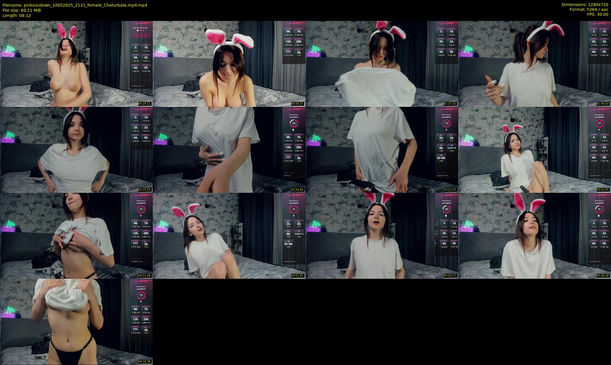 pinksundown — 9 minute Chaturbate female cam show recording, 720p, May 10, 2025