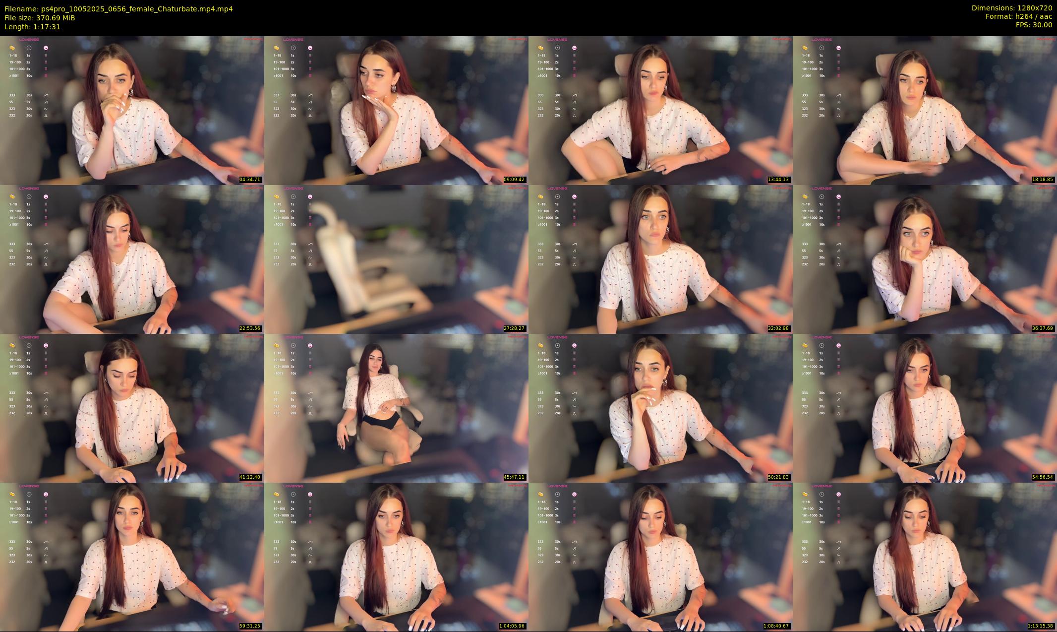 ps4pro — 78 minute Chaturbate female cam show recording, 720p, May 10, 2025