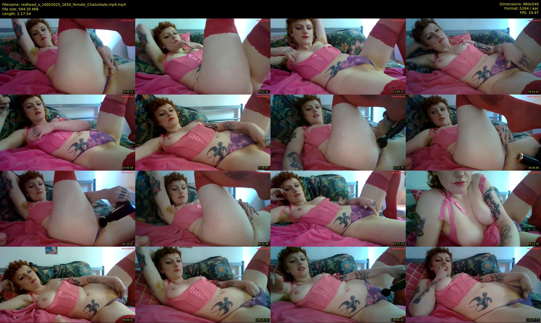 redhead_x — 78 minute Chaturbate female cam show recording, 480p, May 10, 2025