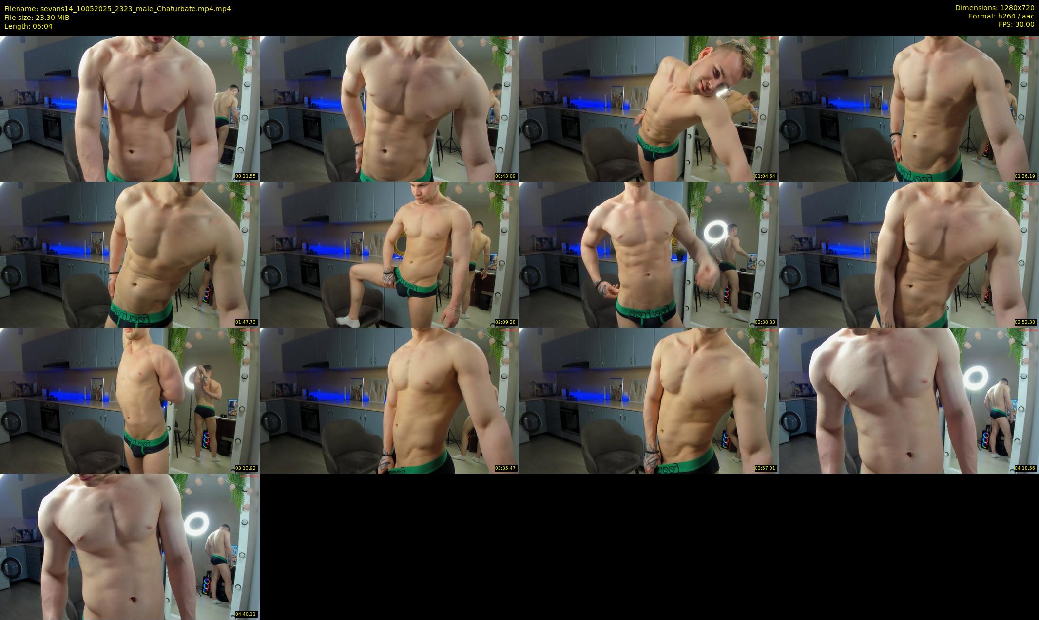 sevans14 — 7 minute Chaturbate male cam show recording, 720p, May 10, 2025
