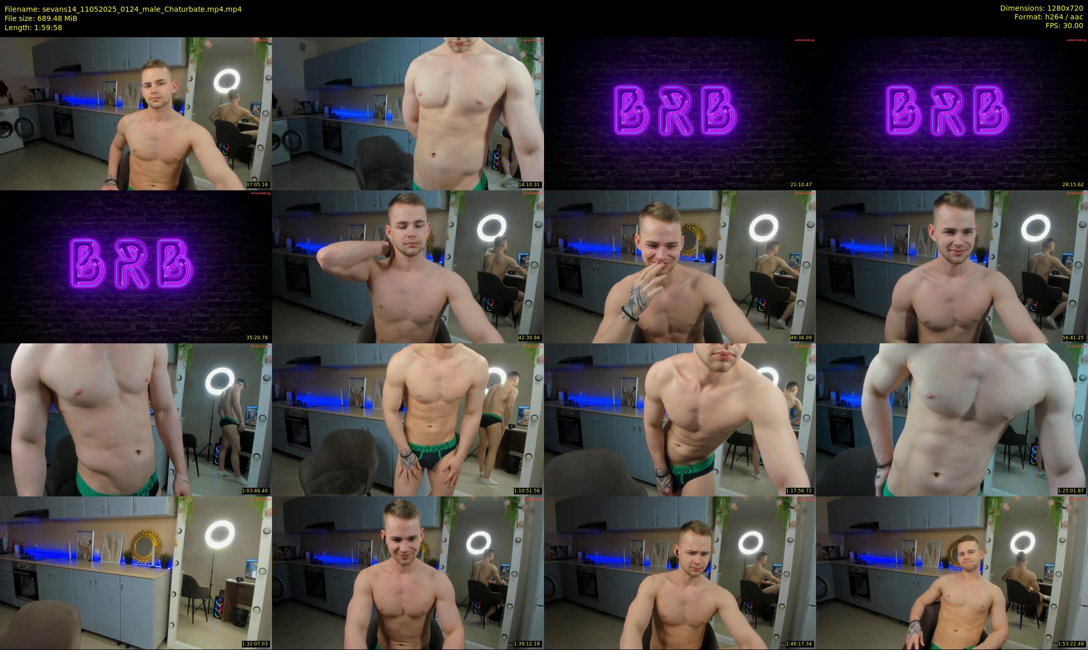 sevans14 — 120 minute Chaturbate male cam show recording, 720p, May 11, 2025