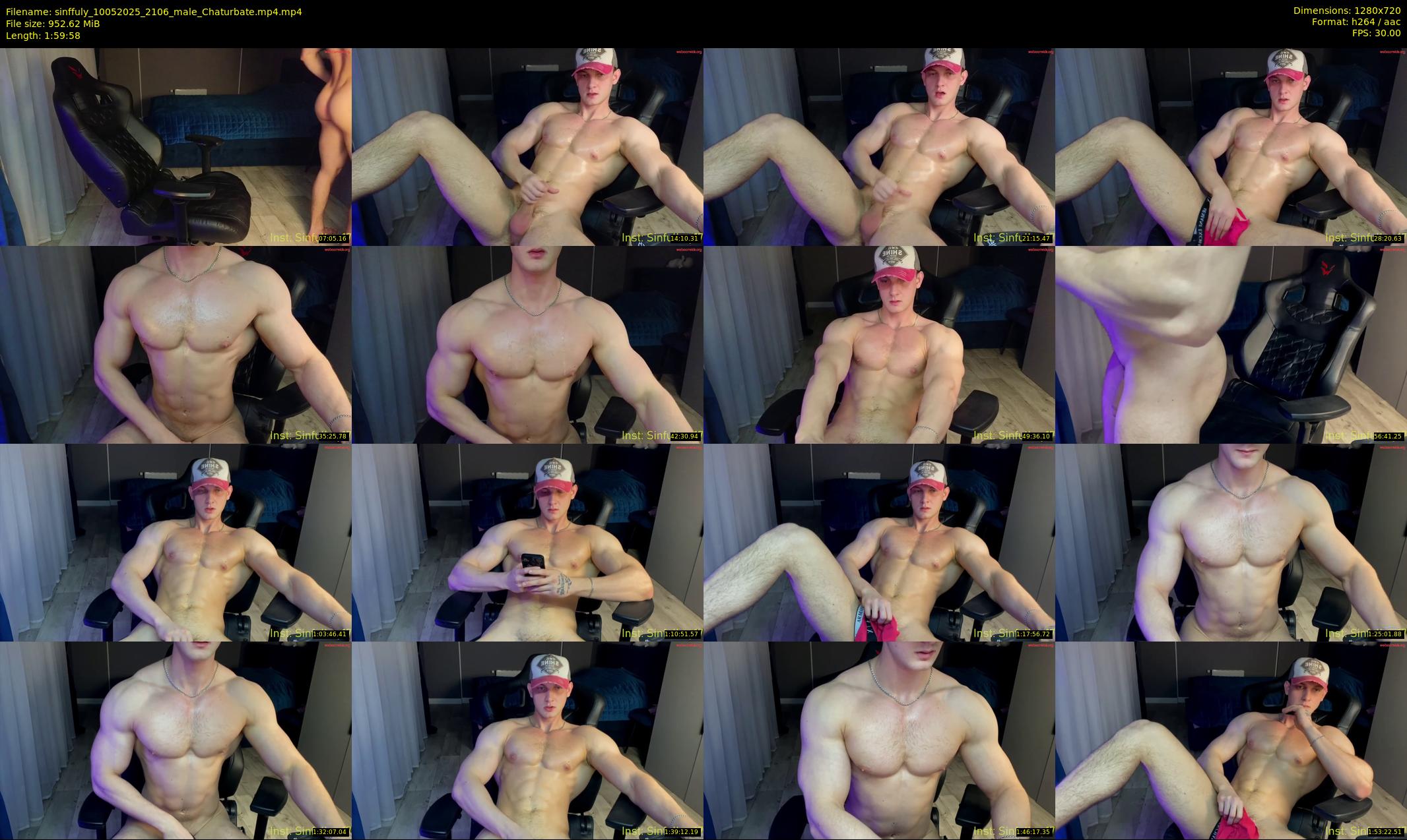 sinffuly — 120 minute Chaturbate male cam show recording, 720p, May 10, 2025