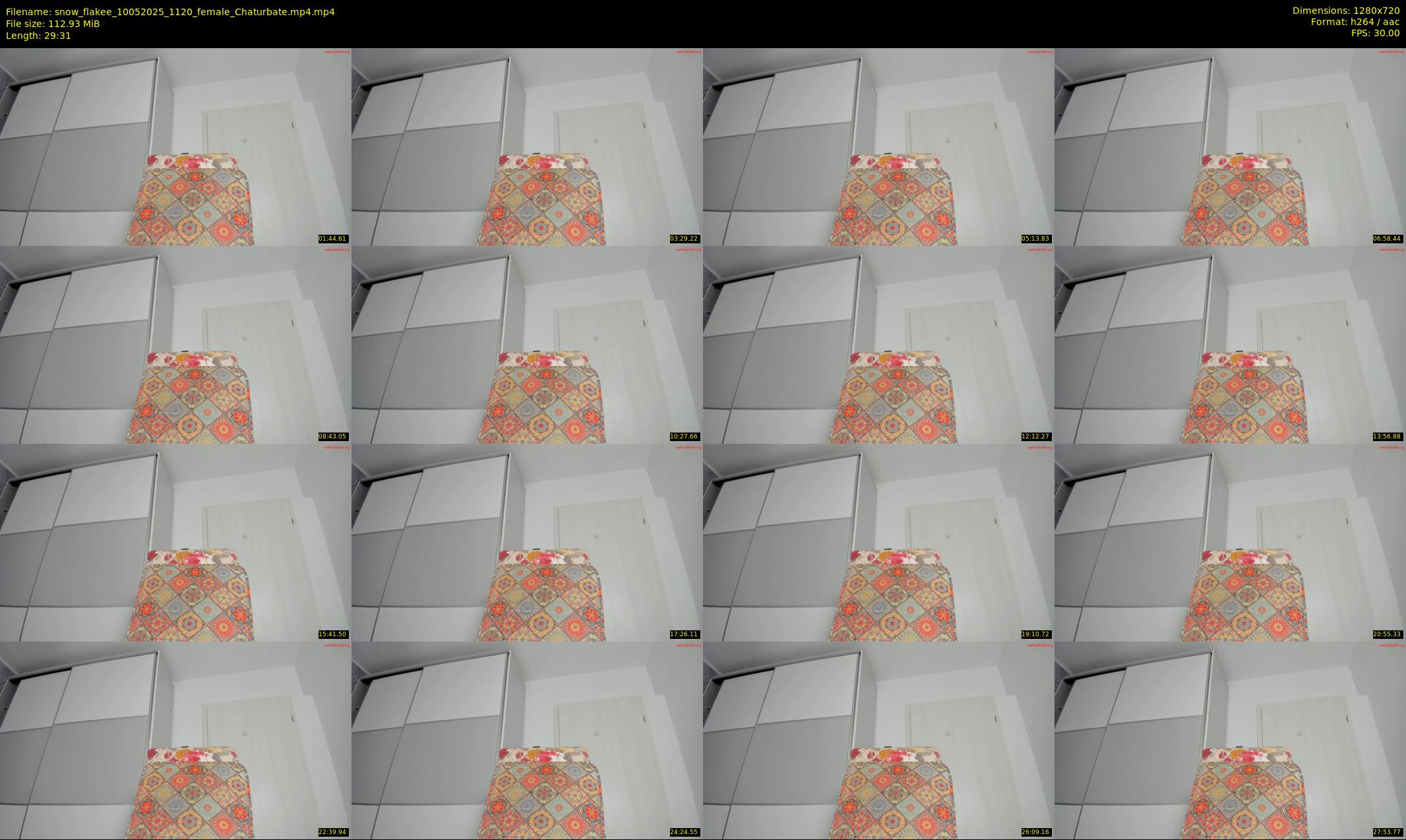 snow_flakee — 30 minute Chaturbate female cam show recording, 720p, May 10, 2025
