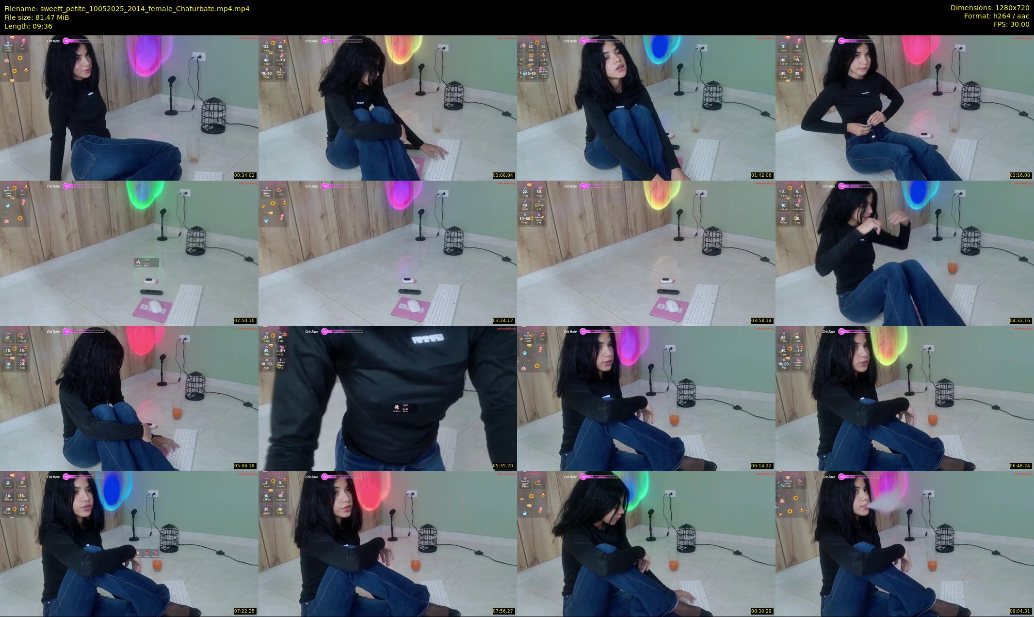 sweett_petite — 10 minute Chaturbate female cam show recording, 720p, May 10, 2025
