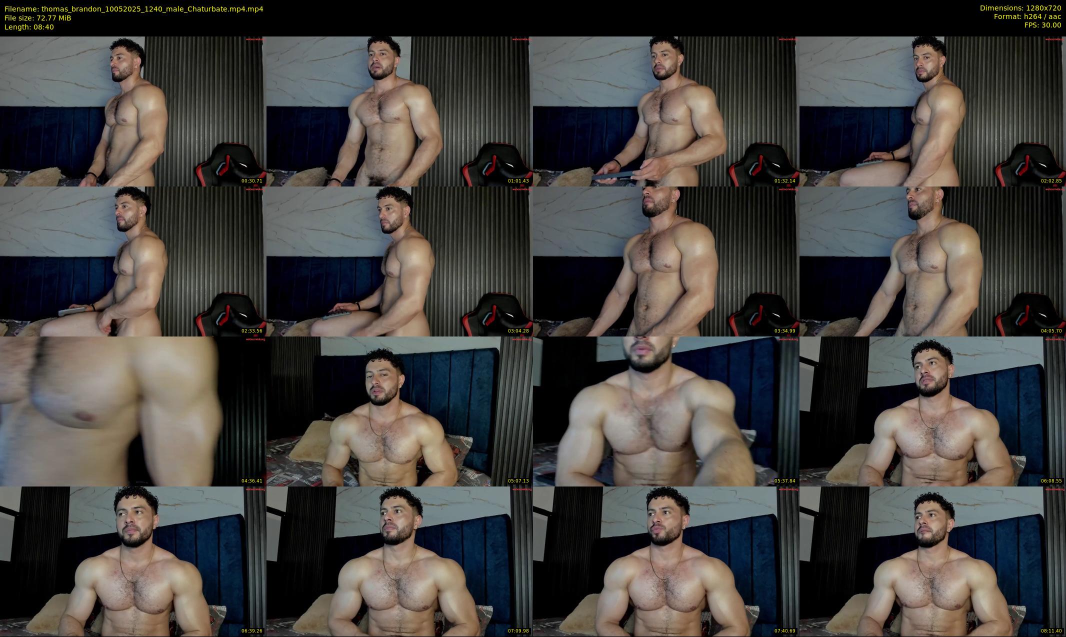 thomas_brandon — 9 minute Chaturbate male cam show recording, 720p, May 10, 2025