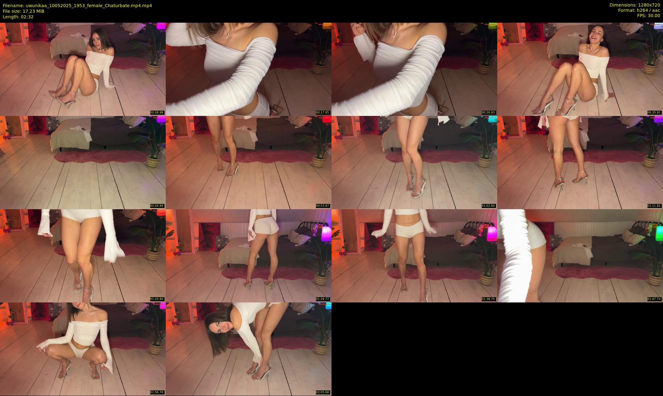uwunikaa — 3 minute Chaturbate female cam show recording, 720p, May 10, 2025