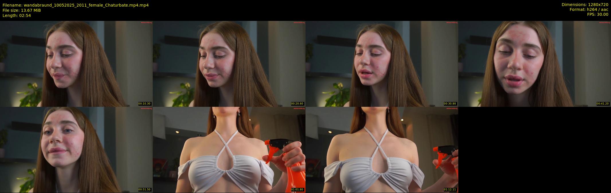 wandabraund — 3 minute Chaturbate female cam show recording, 720p, May 10, 2025