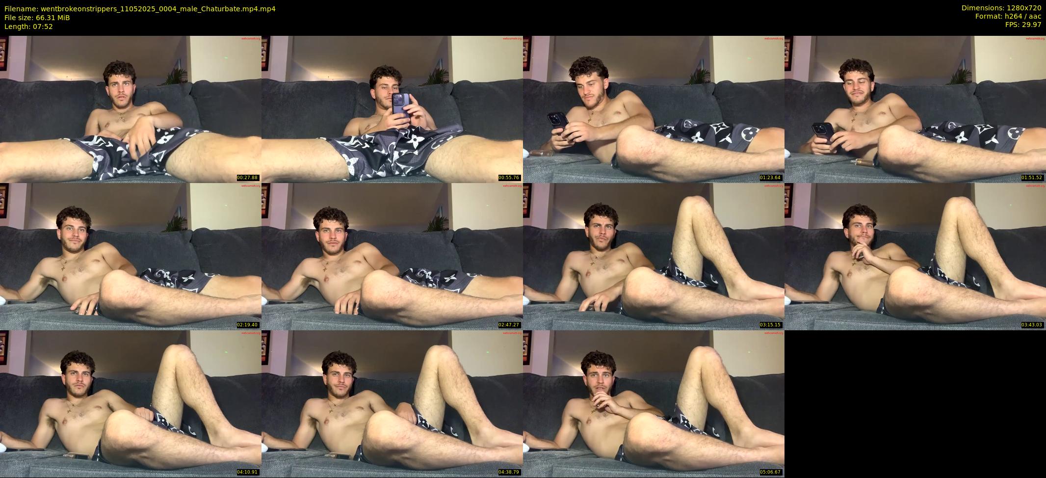 wentbrokeonstrippers — 8 minute Chaturbate male cam show recording, 720p, May 11, 2025
