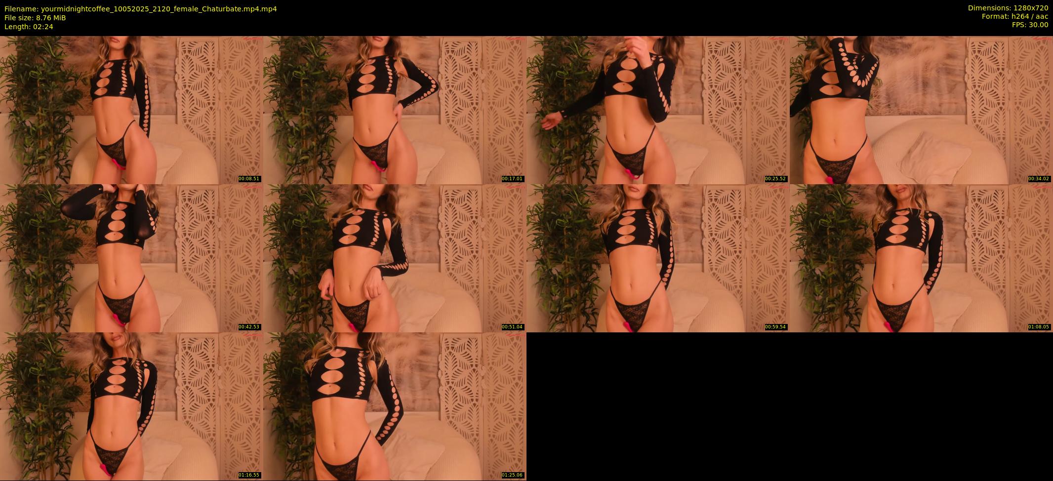 yourmidnightcoffee — 3 minute Chaturbate female cam show recording, 720p, May 10, 2025